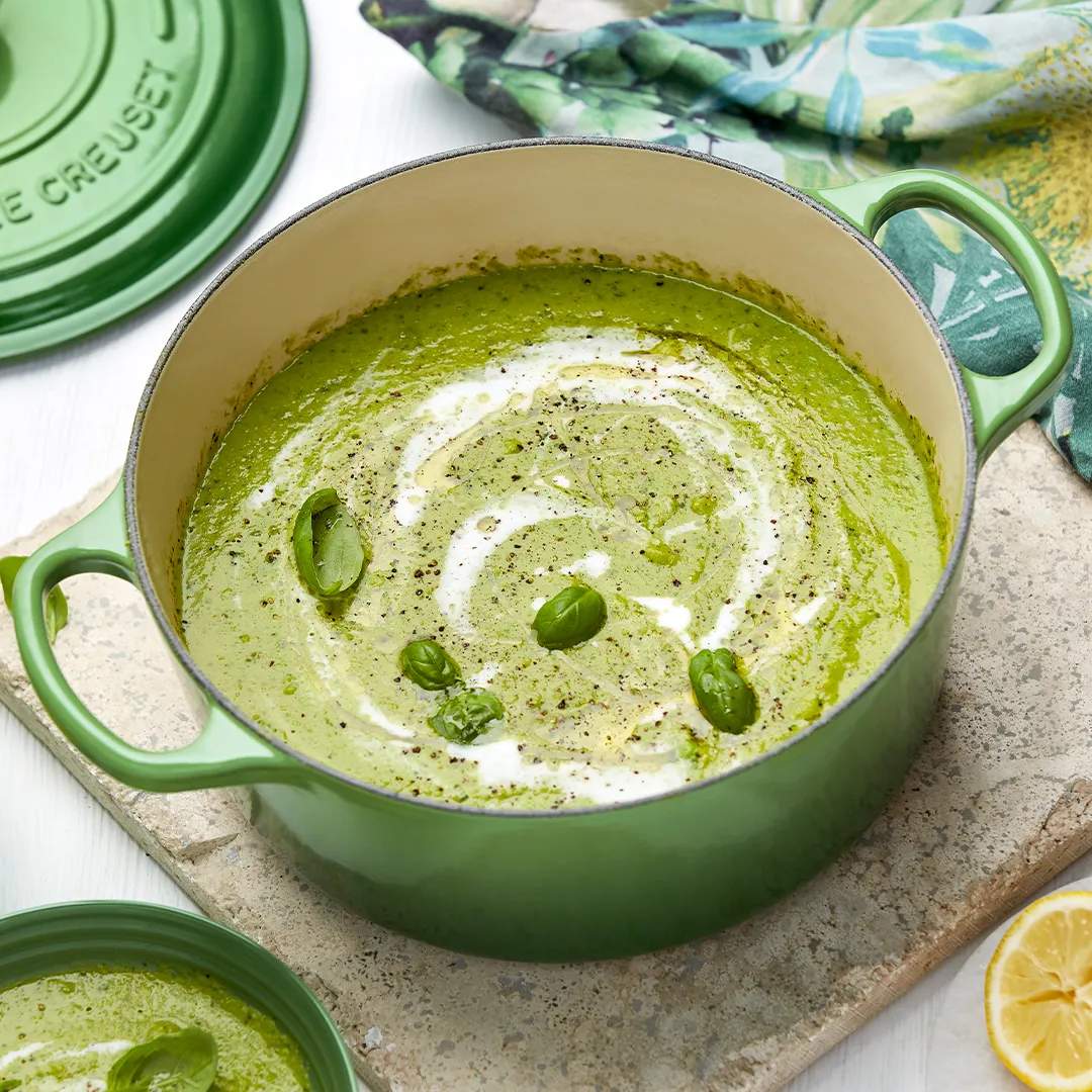Le Creuset Gryder Signature Gryde i Bamboo Green, 3