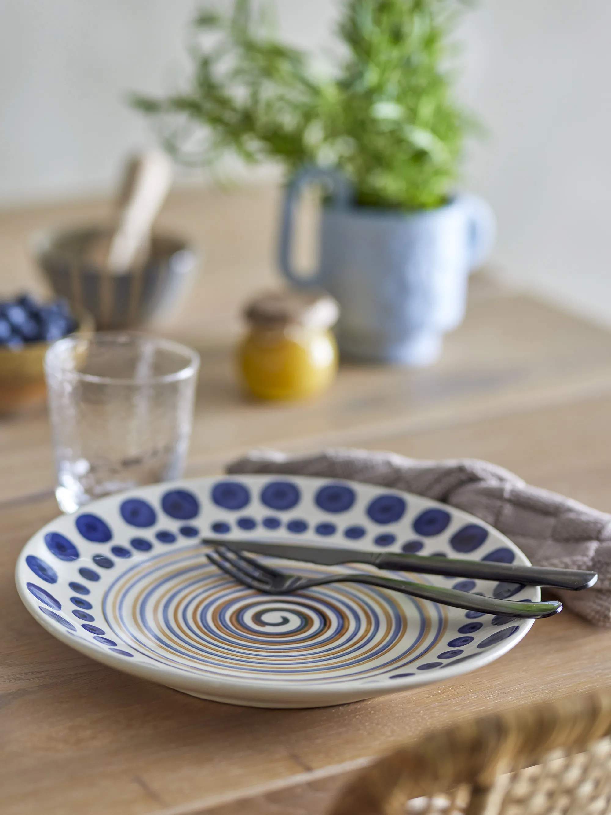 Bloomingville Frokosttallerkener Shama Tallerken i Orange, 27 cm, 2