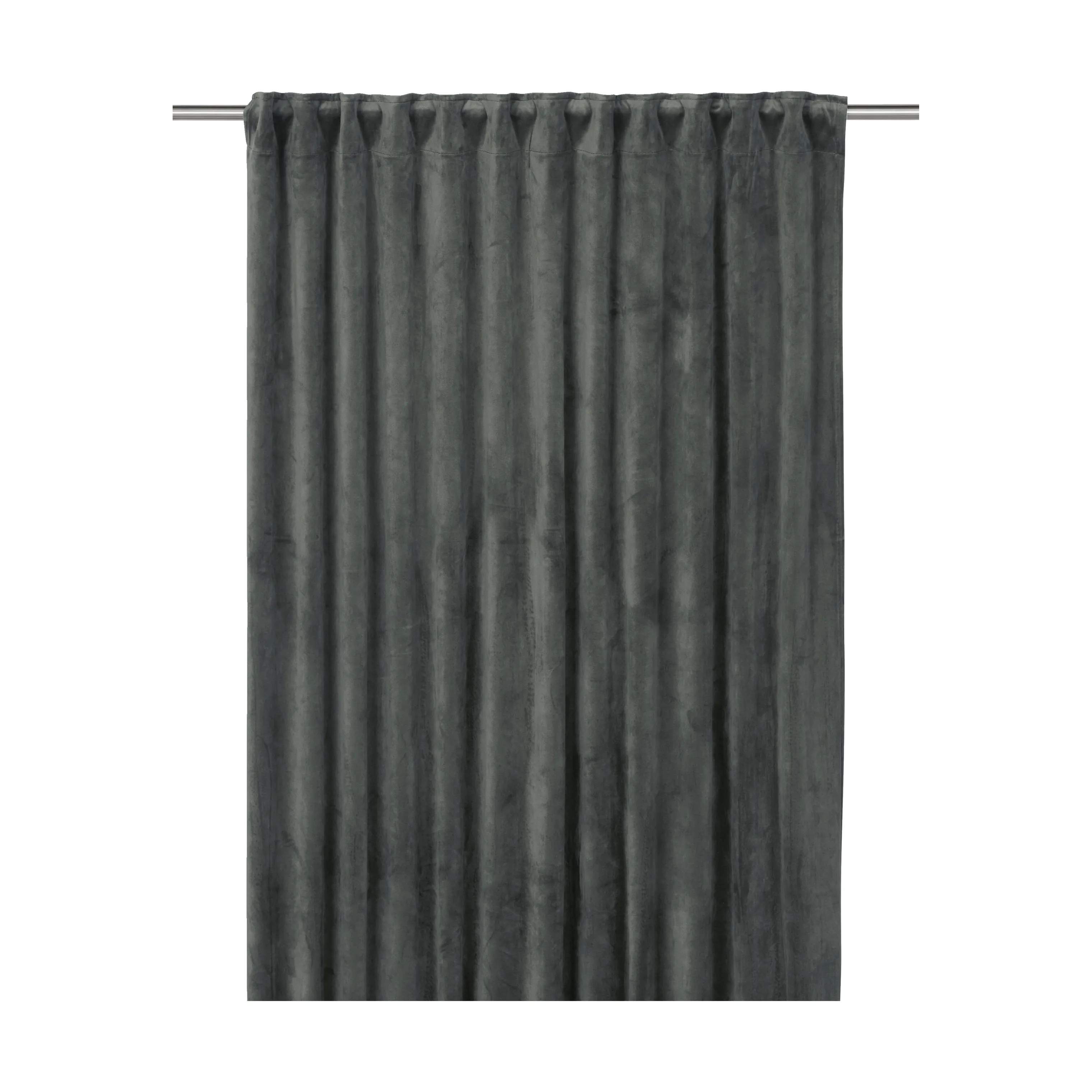 Svanefors Gardiner og gardinstænger Estelle Estrelle Gardin - 2 stk. i Mellangrå, H280 x B135 cm, 1