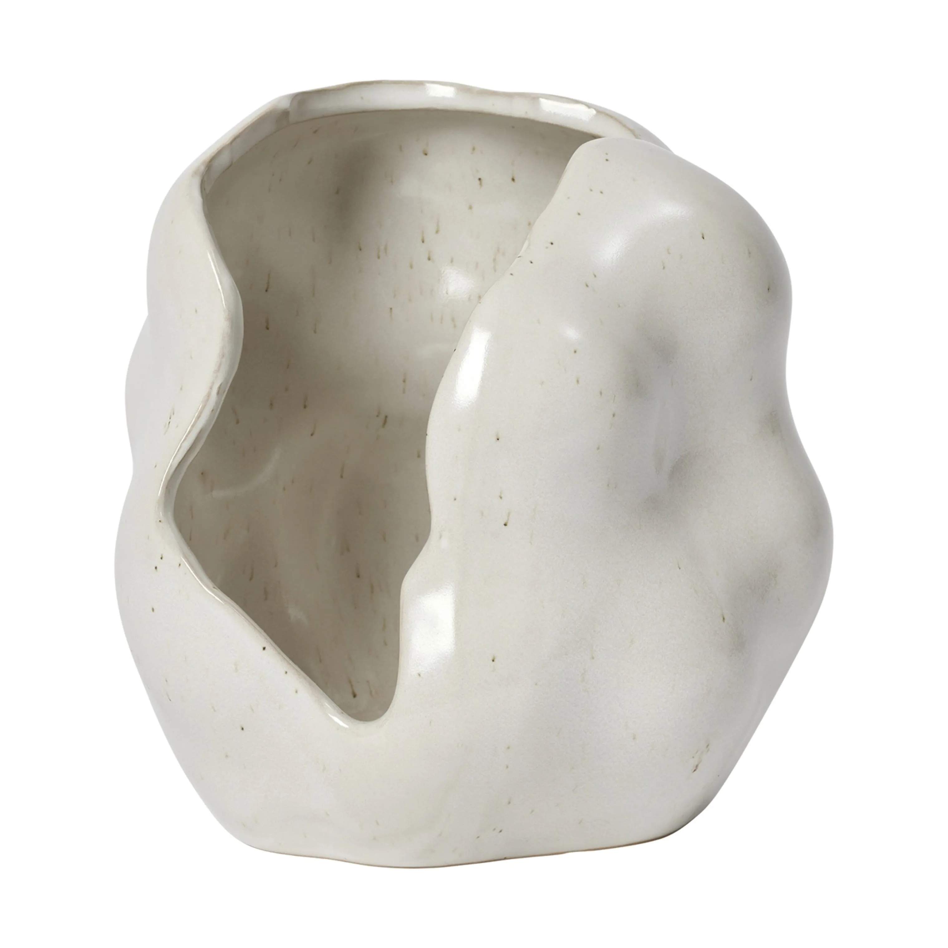 Broste Copenhagen Lanterner Hekla Lanterne i White Cream, 16 cm, 3