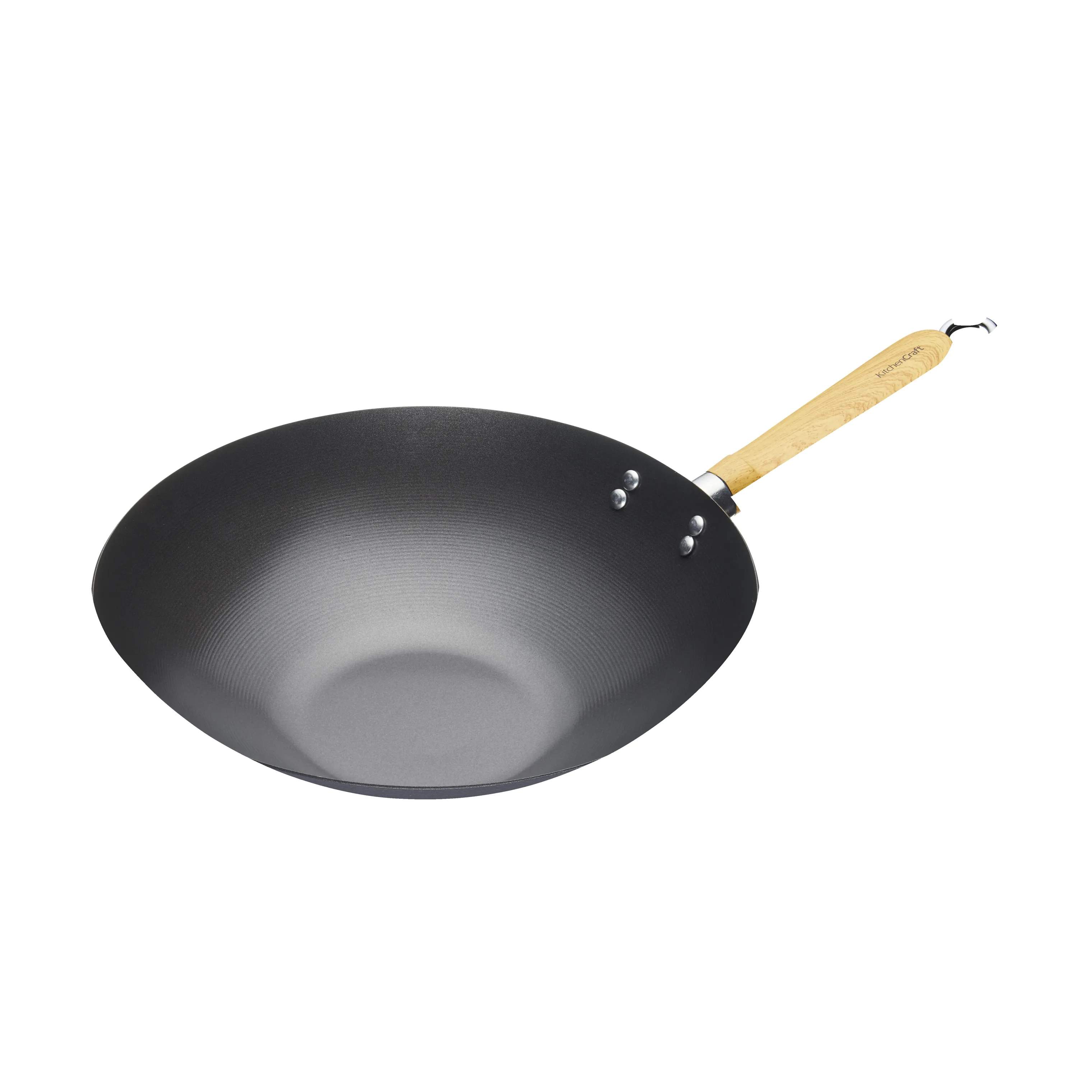 KitchenCraft Wokpander World of Flavours Wok i Sort, 1