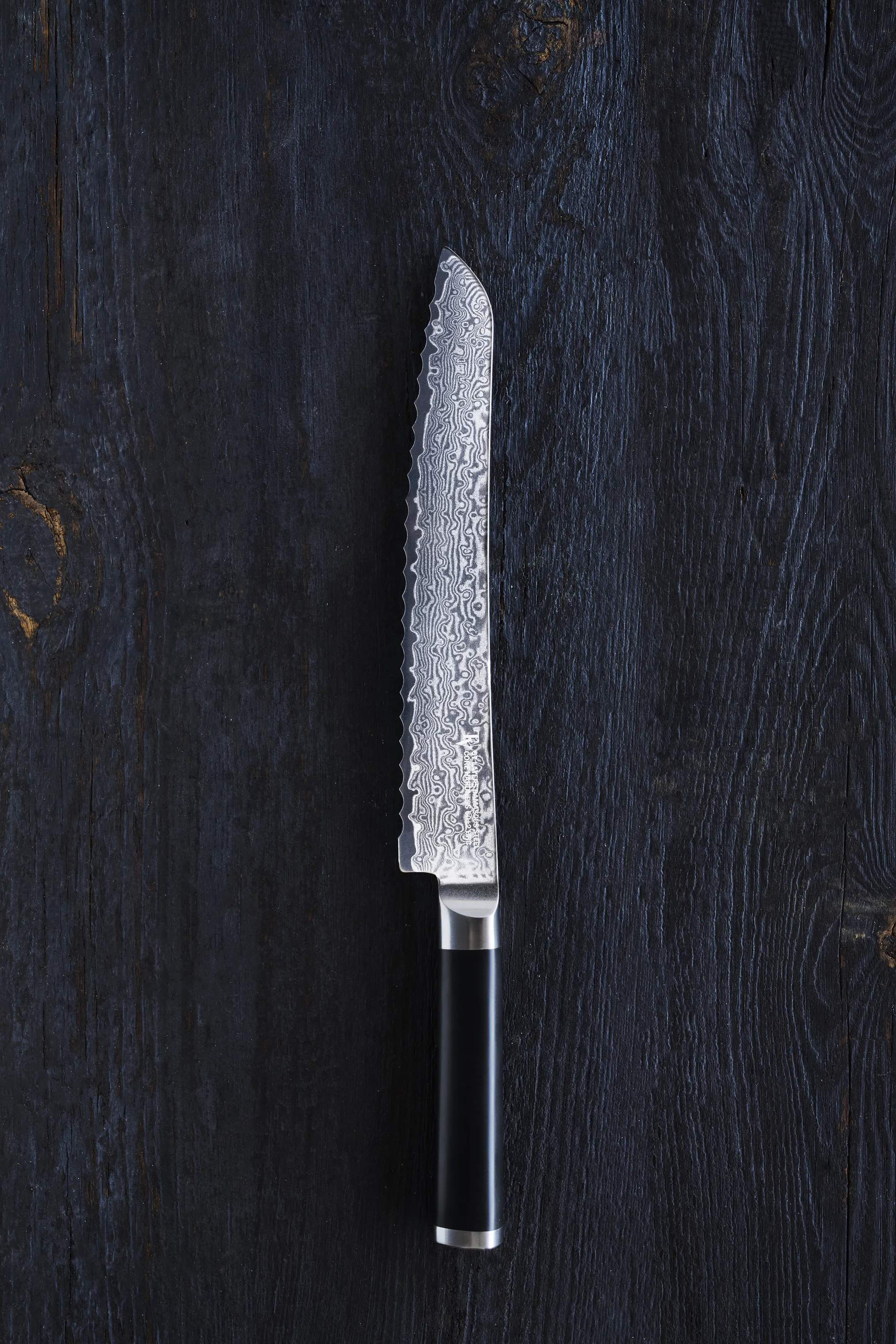 Timm Vladimir Kitchen Brødknive Damaskus Brødkniv i sort/sølv, 2