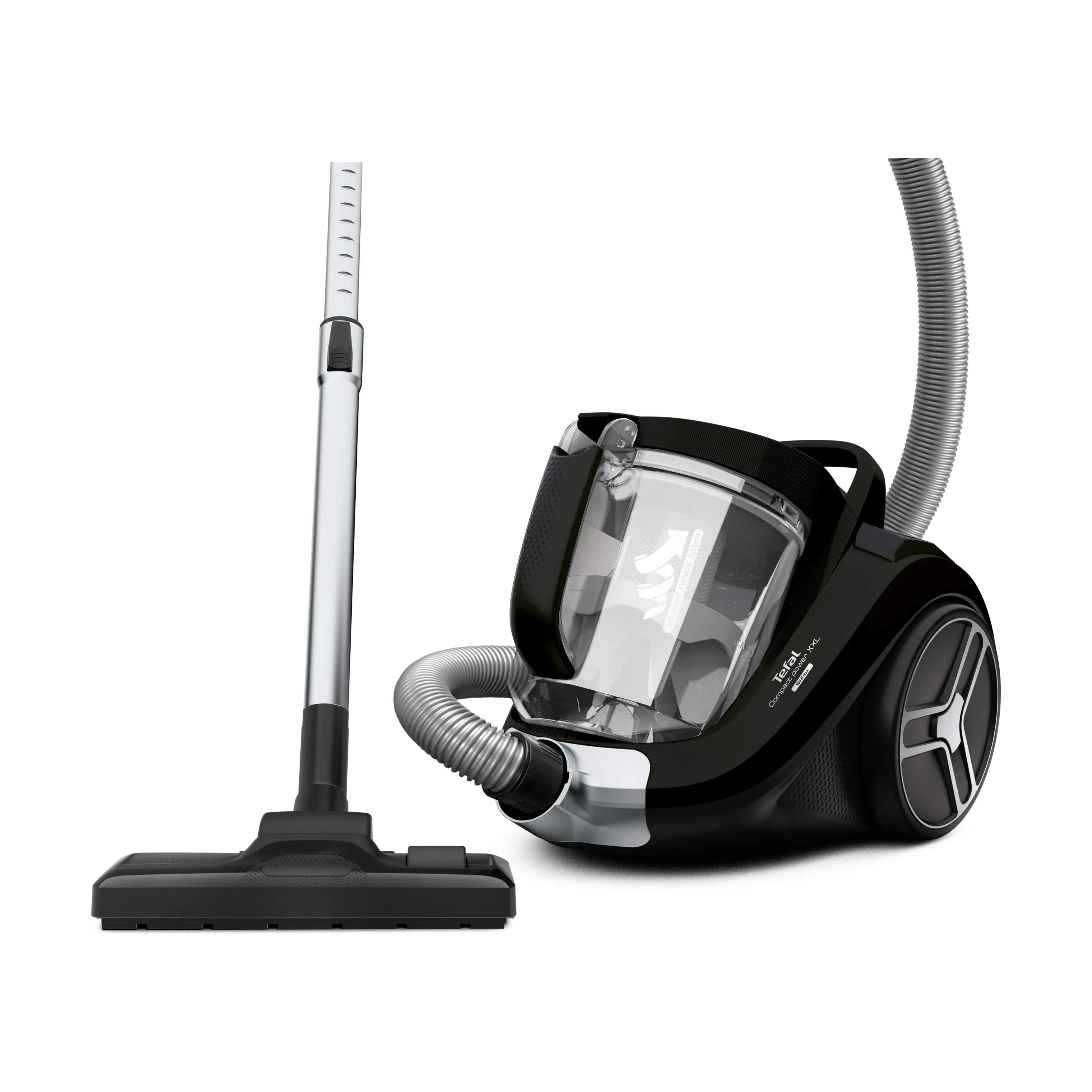 Tefal Støvsugere Compact Power XXL Cyclonic Animal Car Poseløs Støvsuger i Sort / sølv, 4