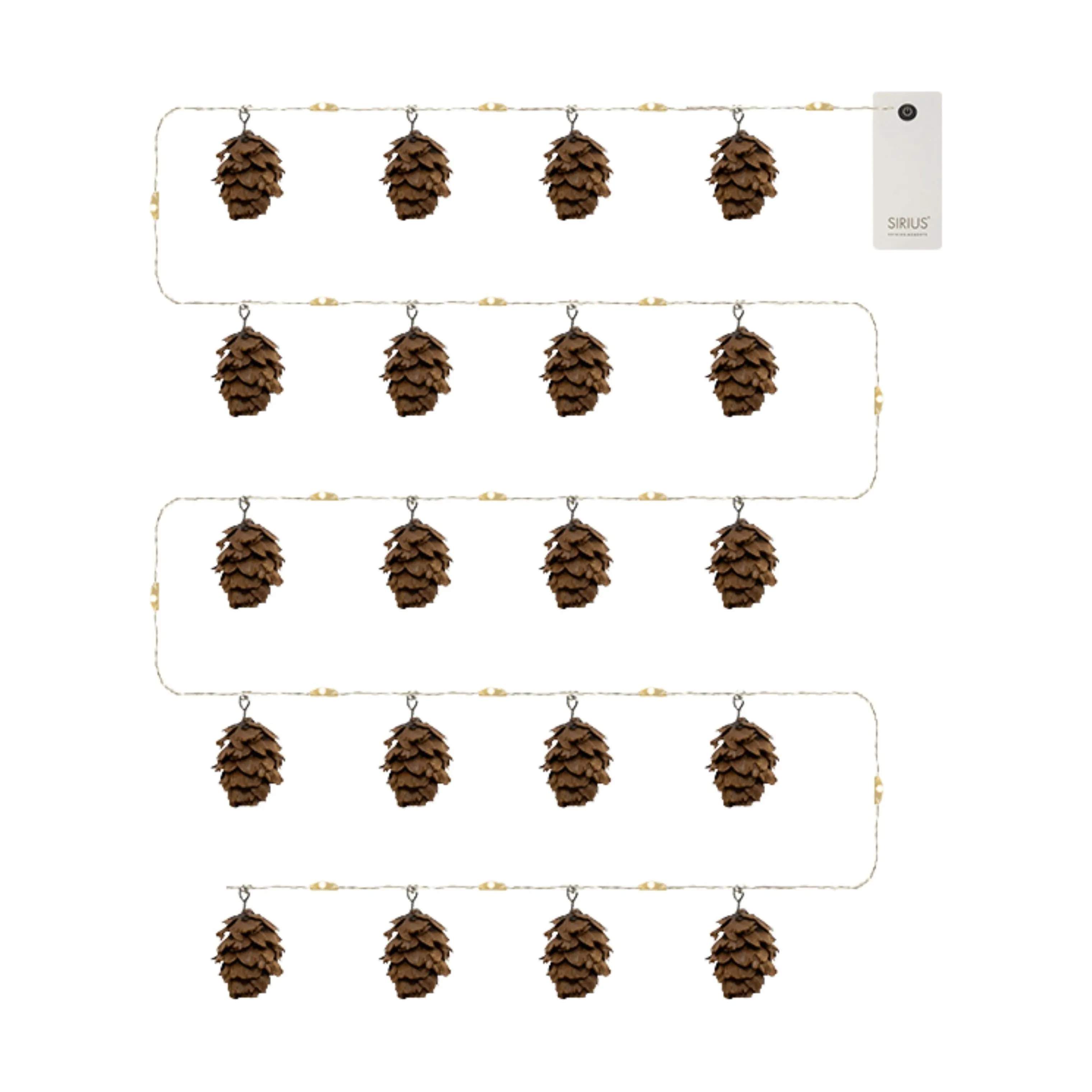 Sirius Lyskæder Molly Lyskæde i Hvid/rød, 1