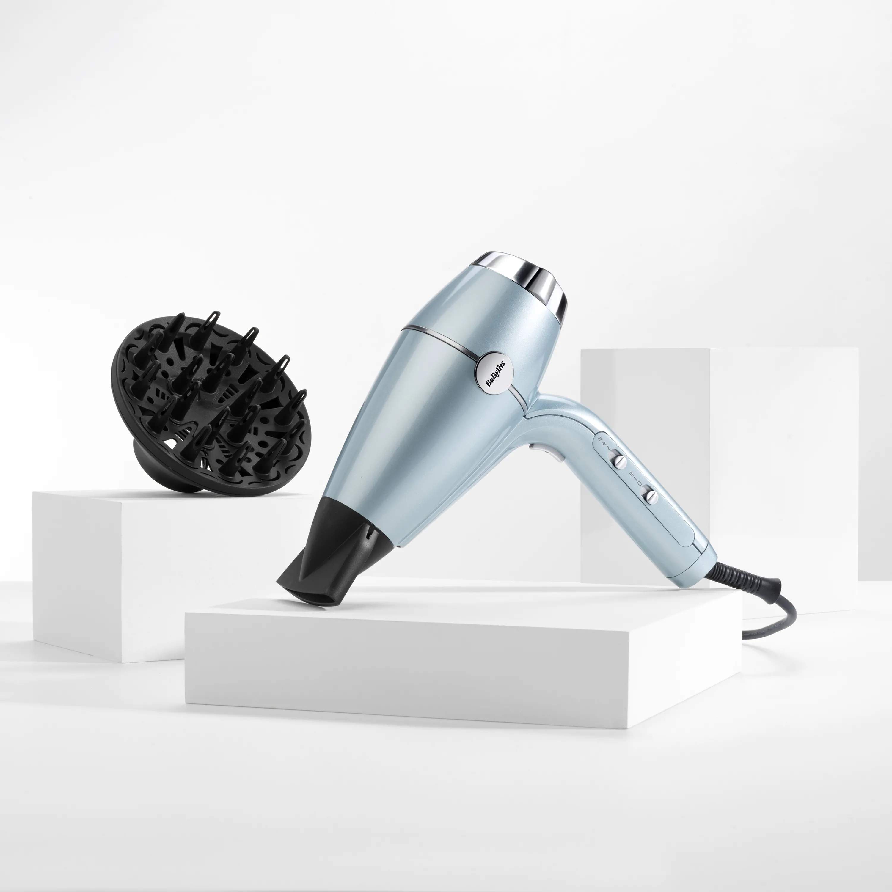 BaByliss Hårtørrere Hydro Fusion Hårtørrer i Blå, 2