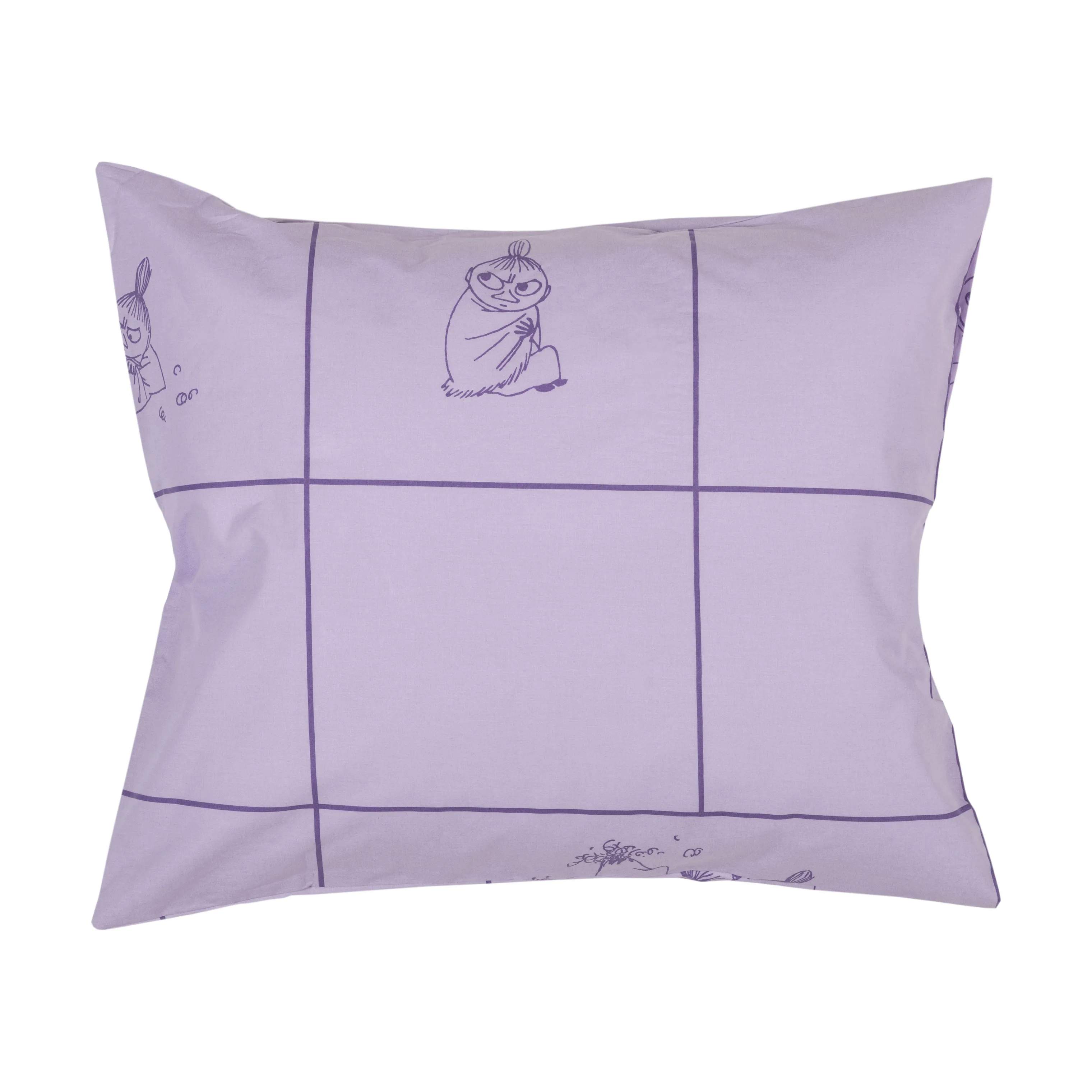 Moomin Arabia Hovedpudebetræk Kærester Pudebetræk - Lille My i /Lilla/lille my, B60 x L63 cm, 1