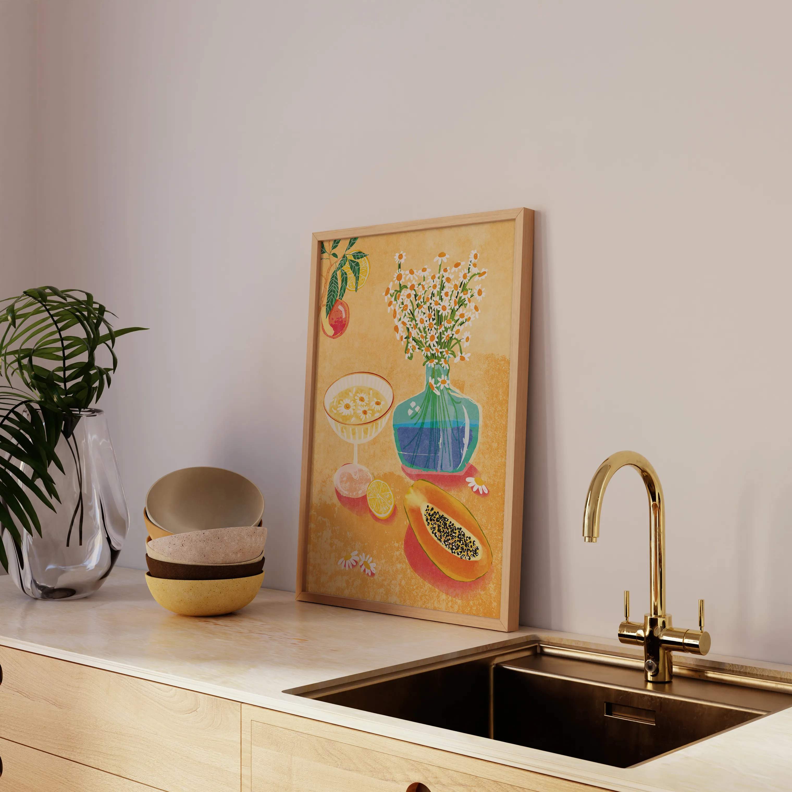 Poster&Frame Plakater Plakat - Summer day vibes i Multifarvet, B50 x L70 cm, 2