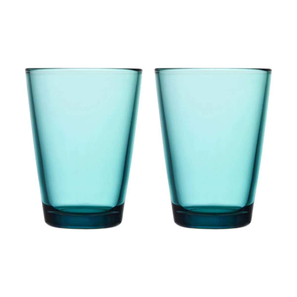 Kartio Vandglas - 2 stk., havblå, large