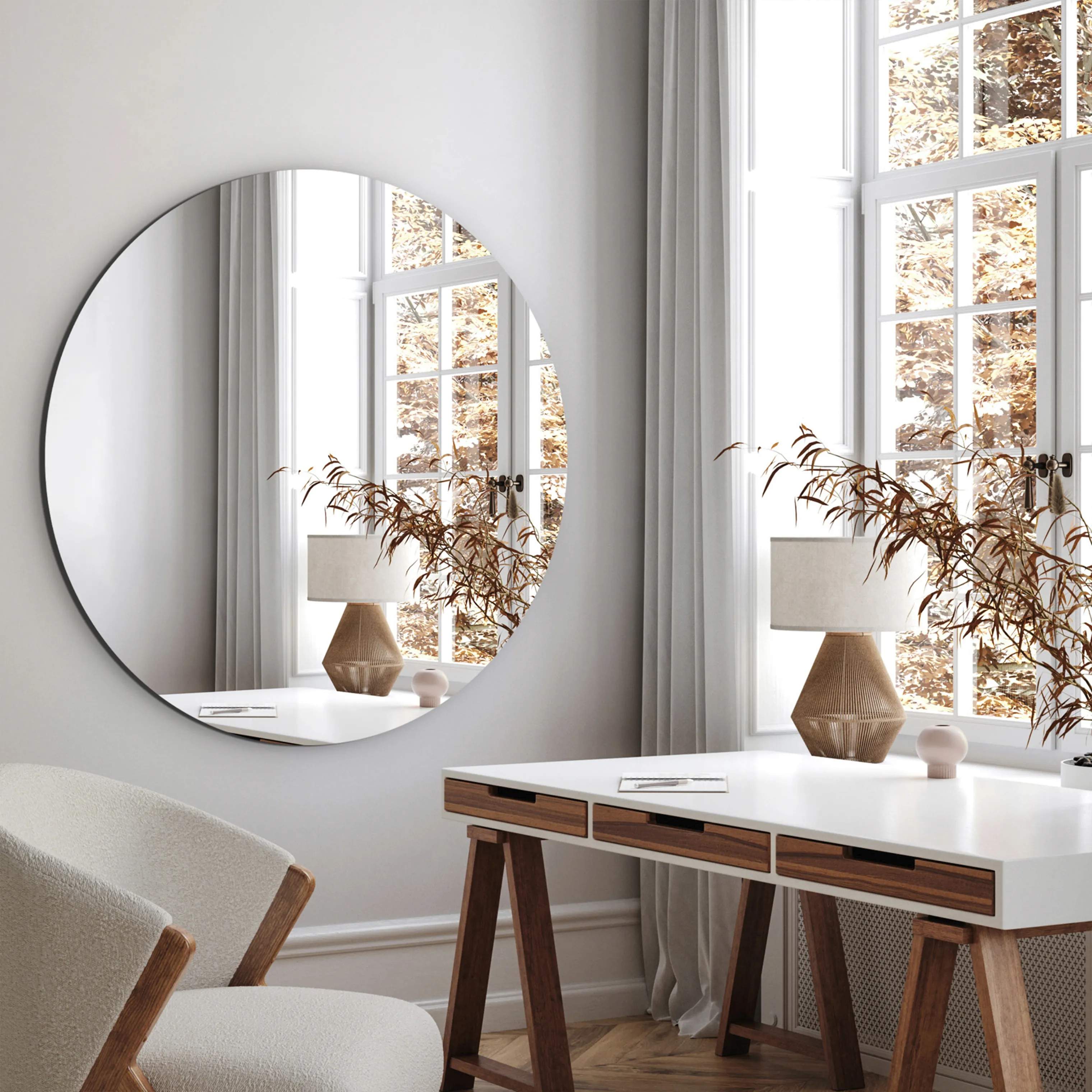 Incado Spejle Circle Spejl i 60 cm, 4