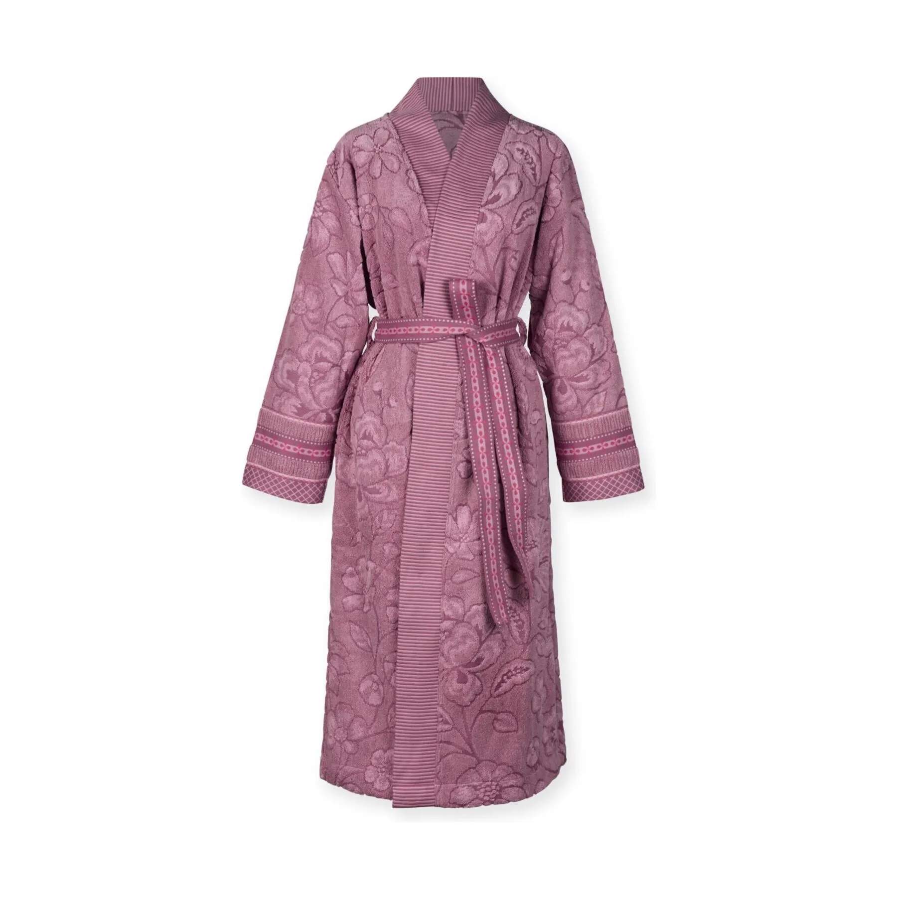 PIP Studio Morgenkåber Jasmin Jacquard Badekåbe i Light Pink, Str. M, 1