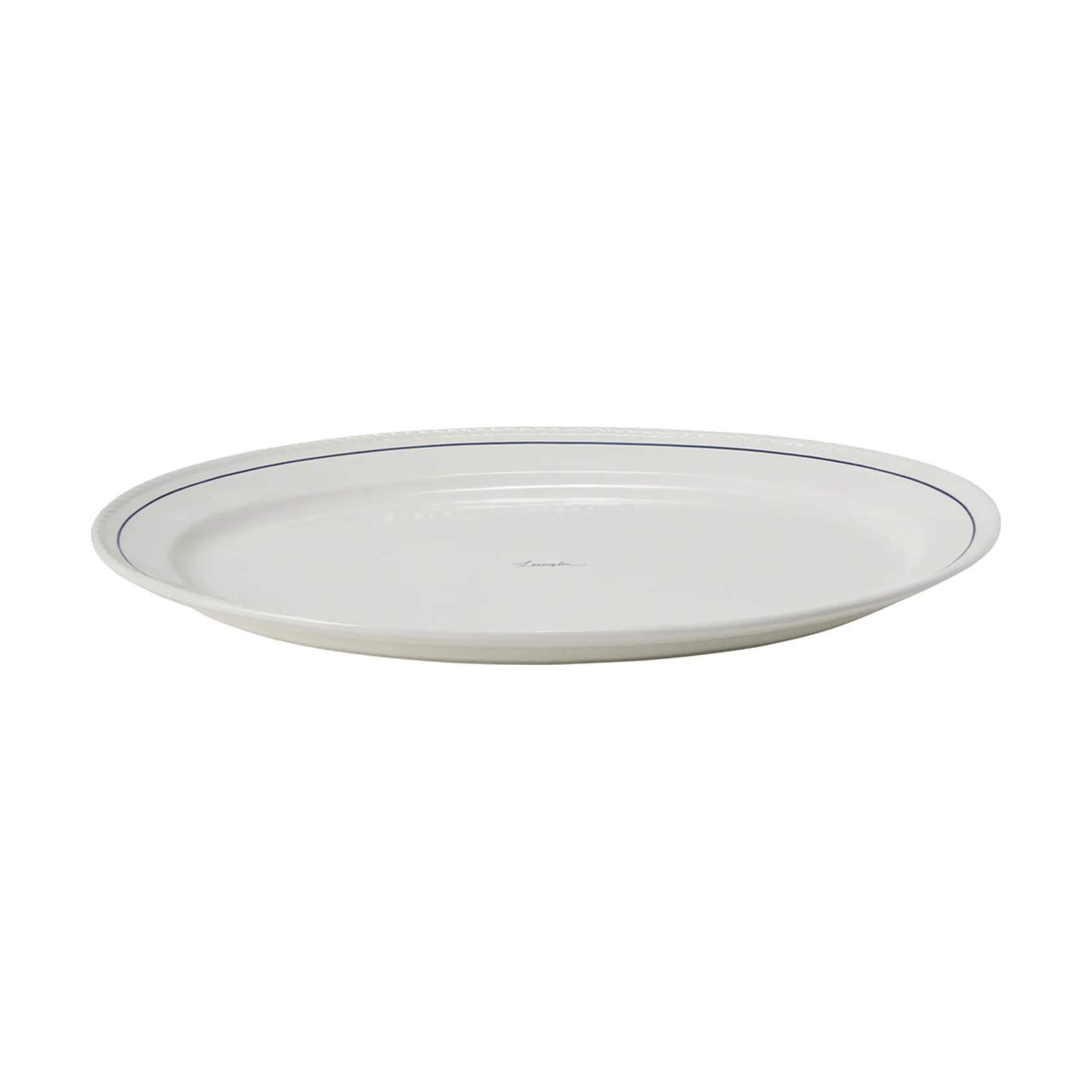 Lexington Serveringsfade Fad i White/Dark Blue, 2