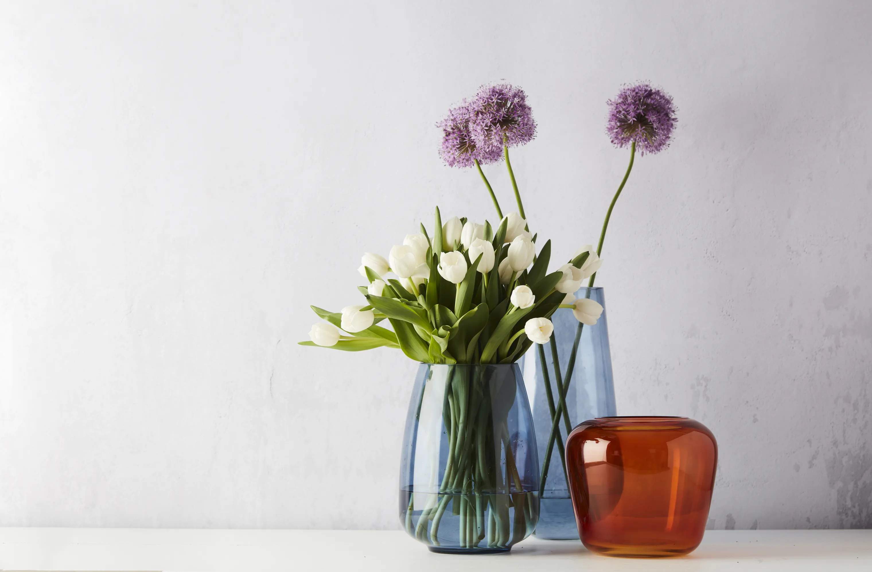 Point Virgule Vaser Vase i Blue, 35 cm, 2