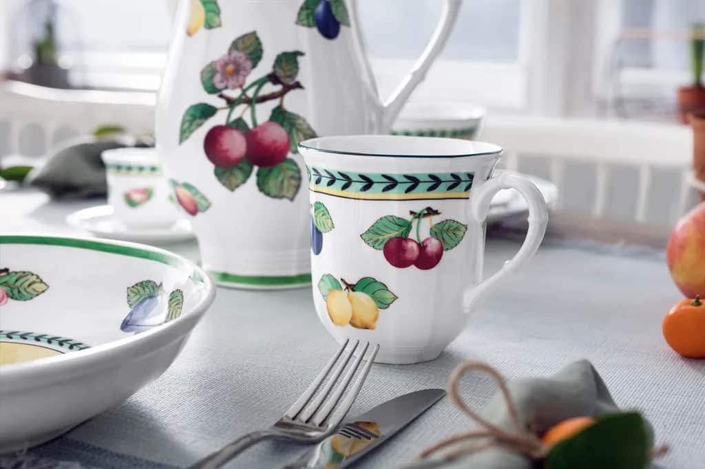 Villeroy & Boch Krus og kopper med hank French Garden Fleurence Jumbo Krus i Hvid, 3