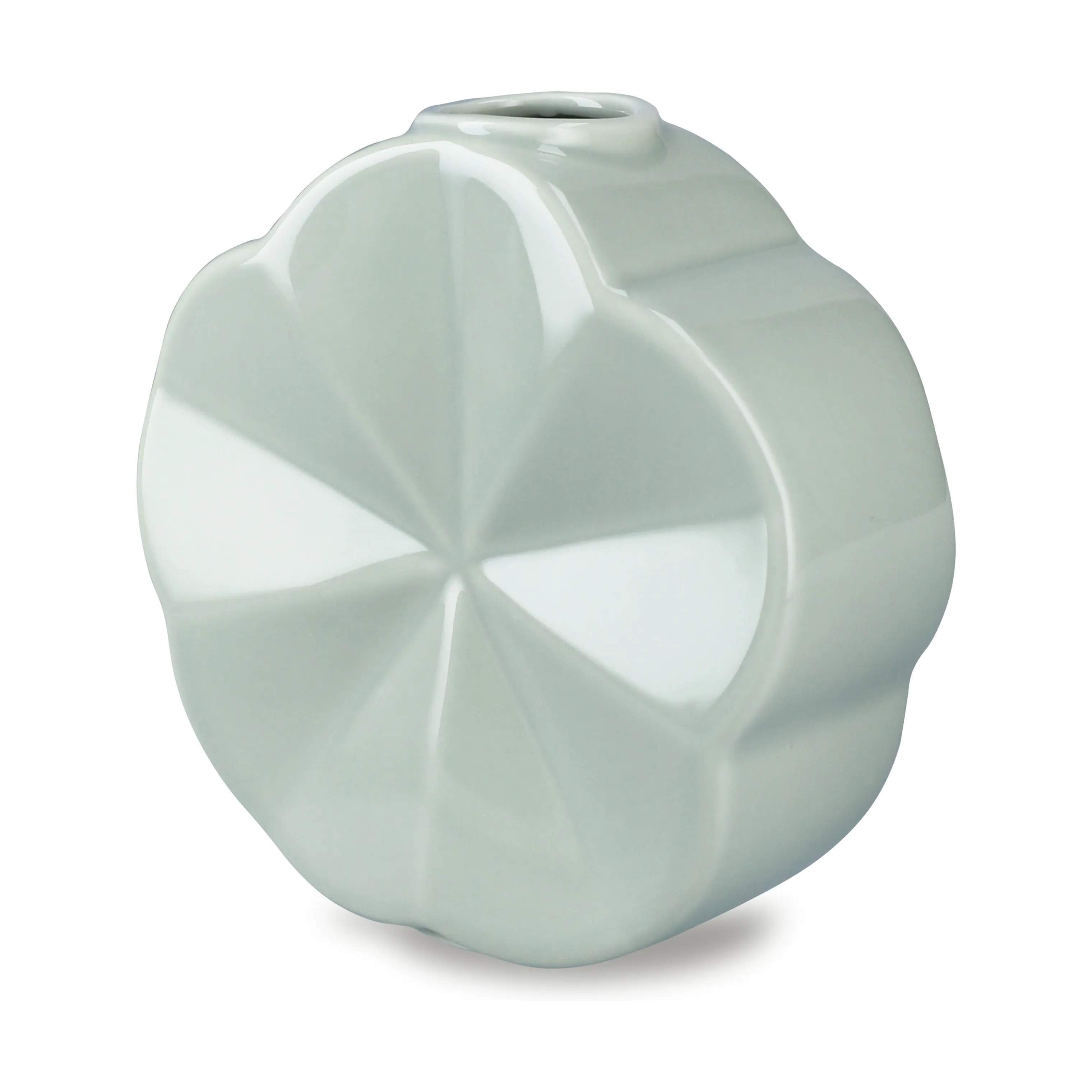 Lyngby Porcelæn Vaser Flower Vase - Snerle i Grøn, 4