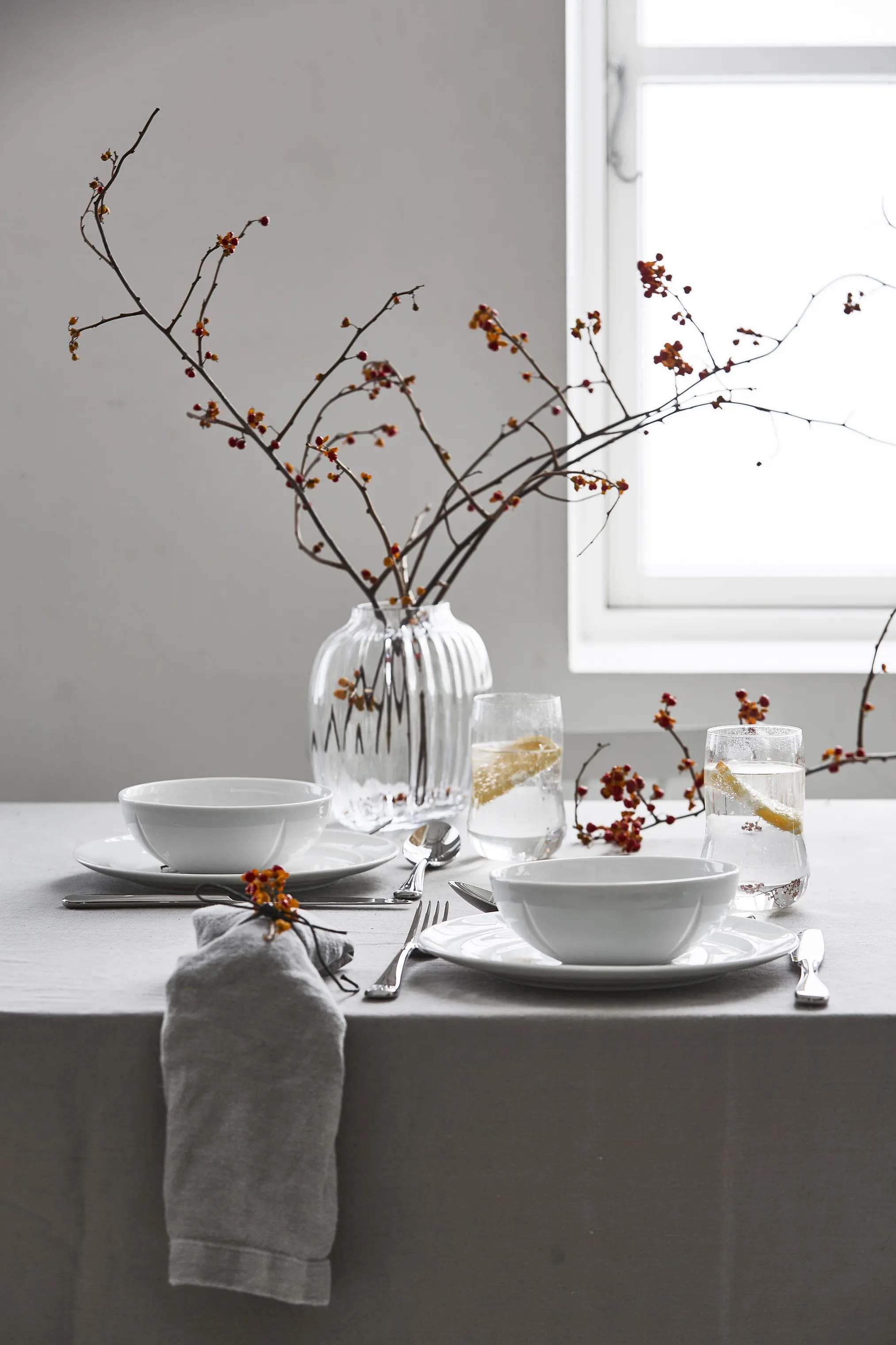 Rosendahl Middagstallerkener Grand Cru Soft Middagstallerken i Hvid, 27 cm, 4