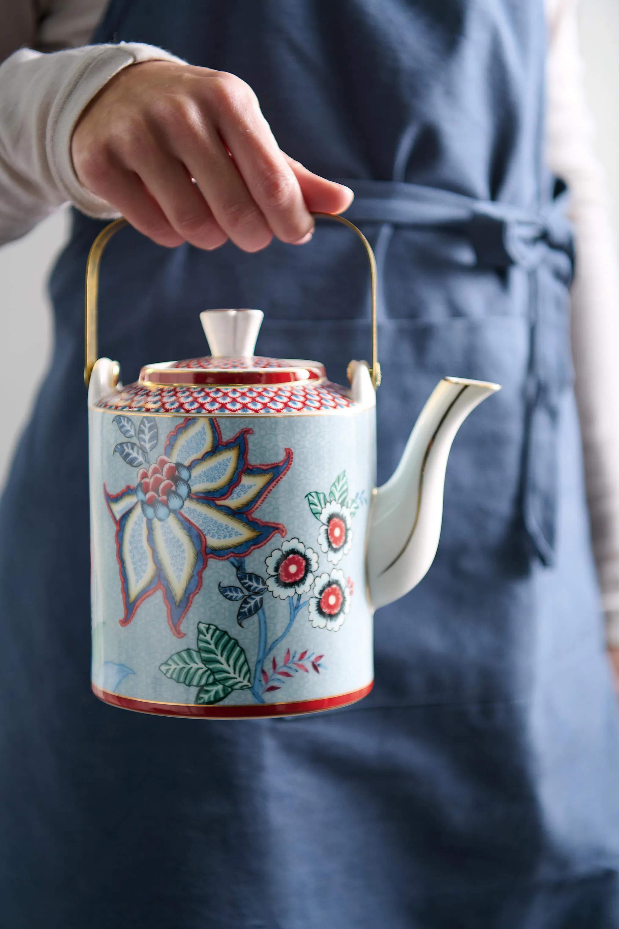 PIP Studio Tekander Flower Festival Tekande i Blue, 3