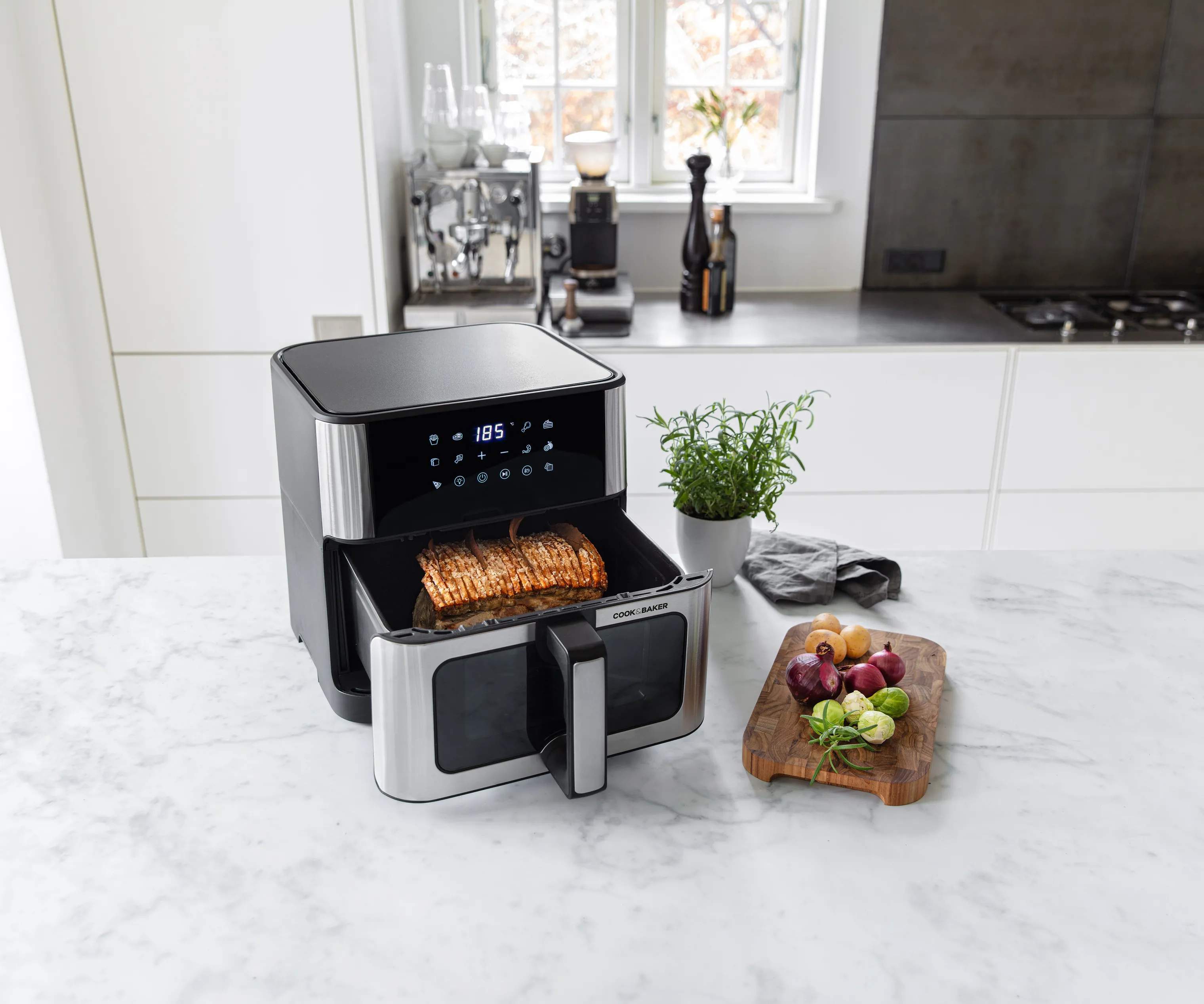 Cook & Baker Airfryers Airfryer i Stål, 3