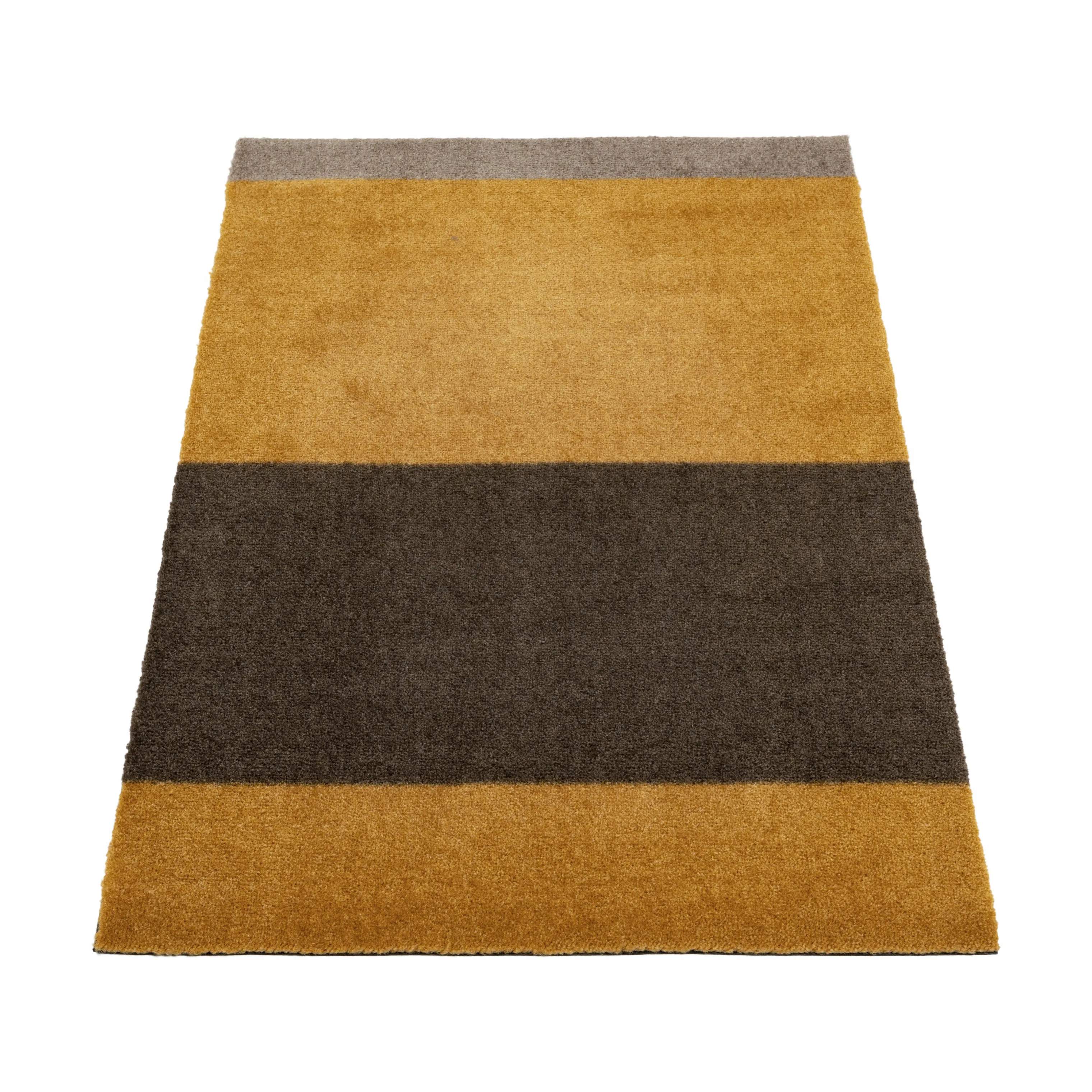 Tica Copenhagen Dørmåtter Stripes Horisontal Gulvmåtte i dijon/sand/brun, B60 x L90 cm, 5