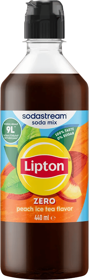 SodaStream Smagskoncentrater Sirup - Lipton Peach Zero i Lipton Peach Zero, 1