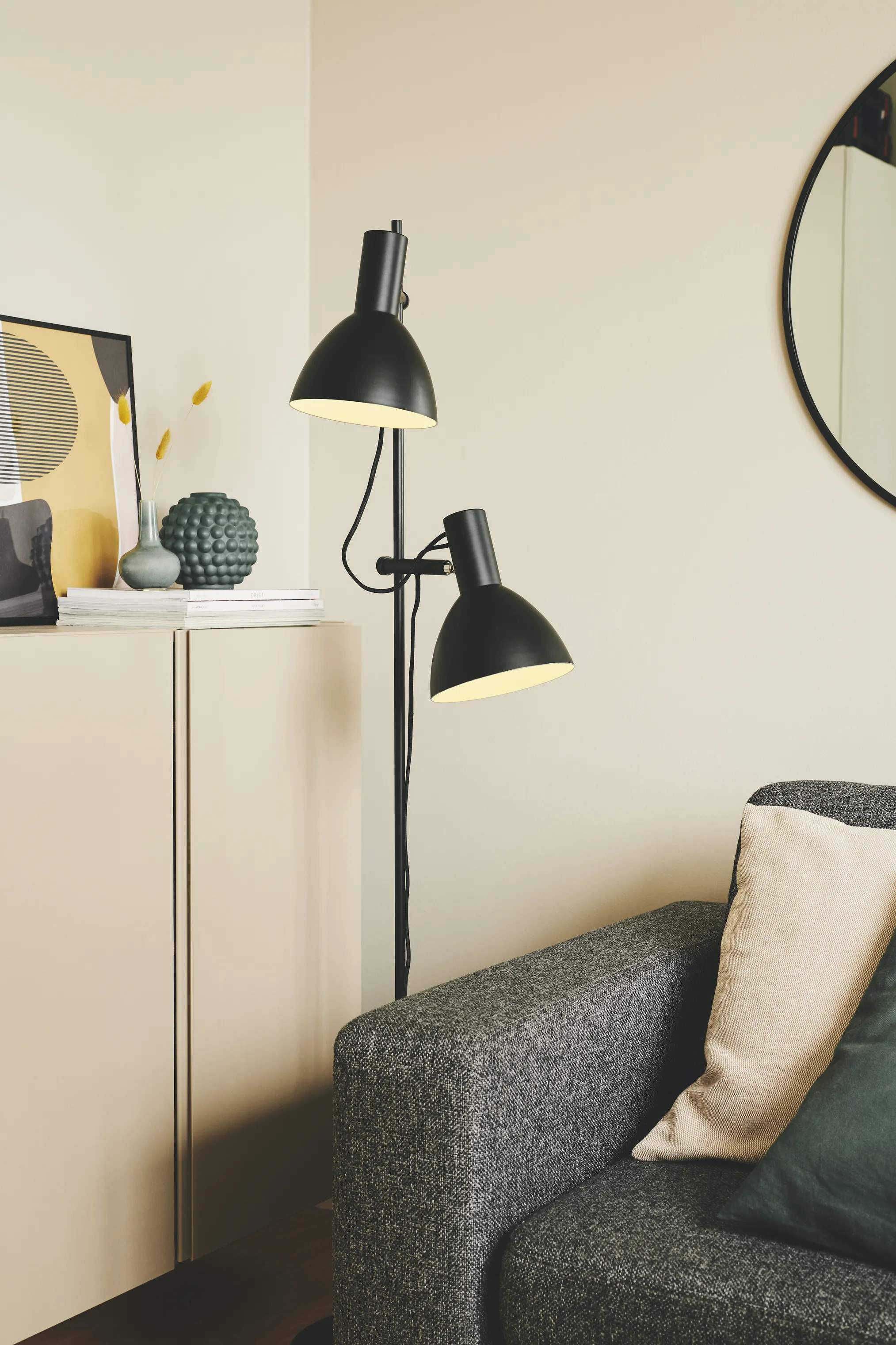 Halo Design Gulvlamper Baltimore 2-skærm Gulvlampe i 2-skærm, 2
