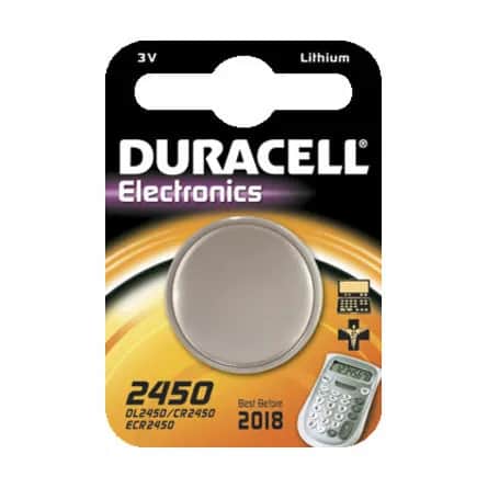 Duracell batterier Lithium Batteri CR2450 - 1 stk.