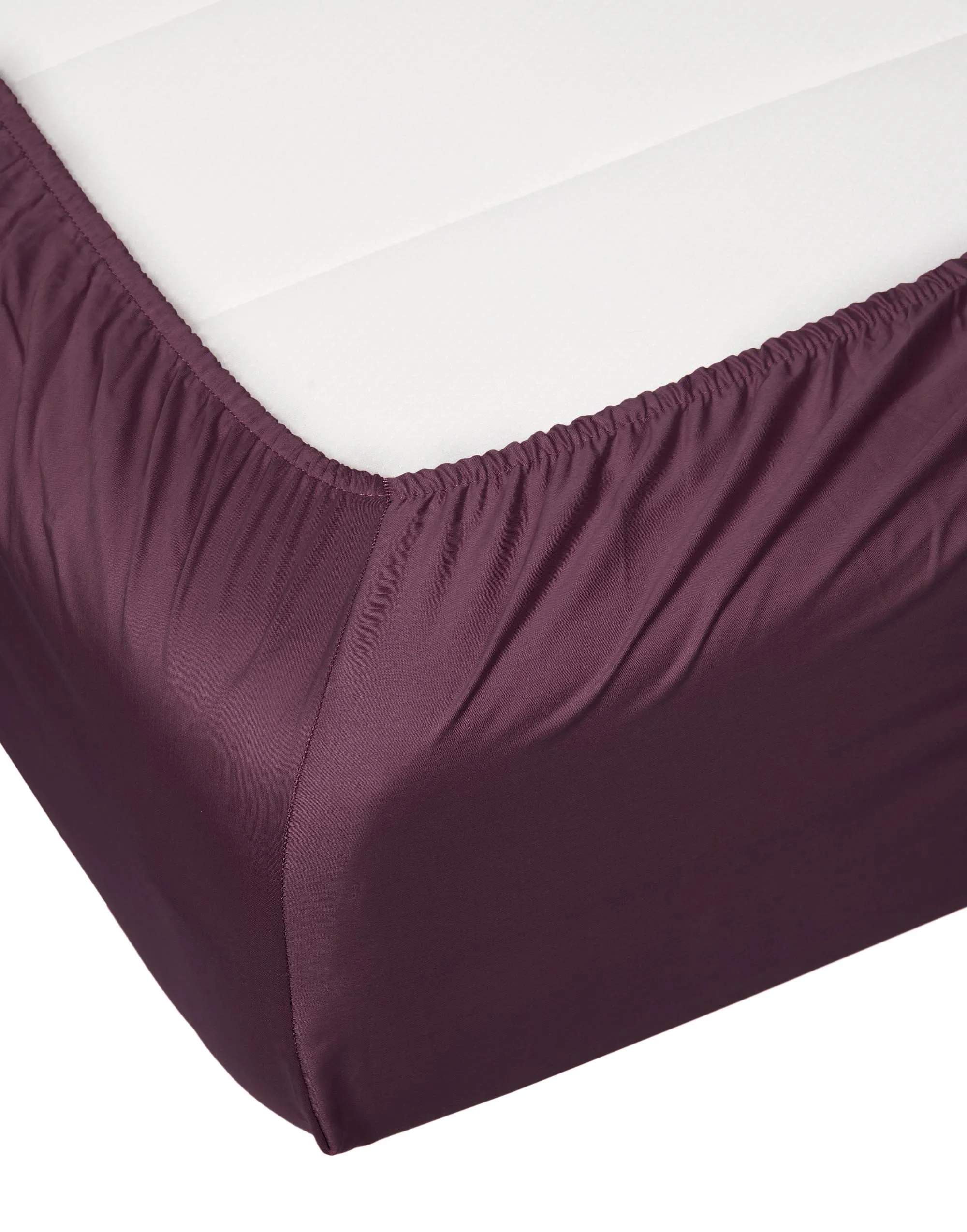 Essenza Lagner Satin Boxlagen i Marsala, B140 x L200 cm, 3