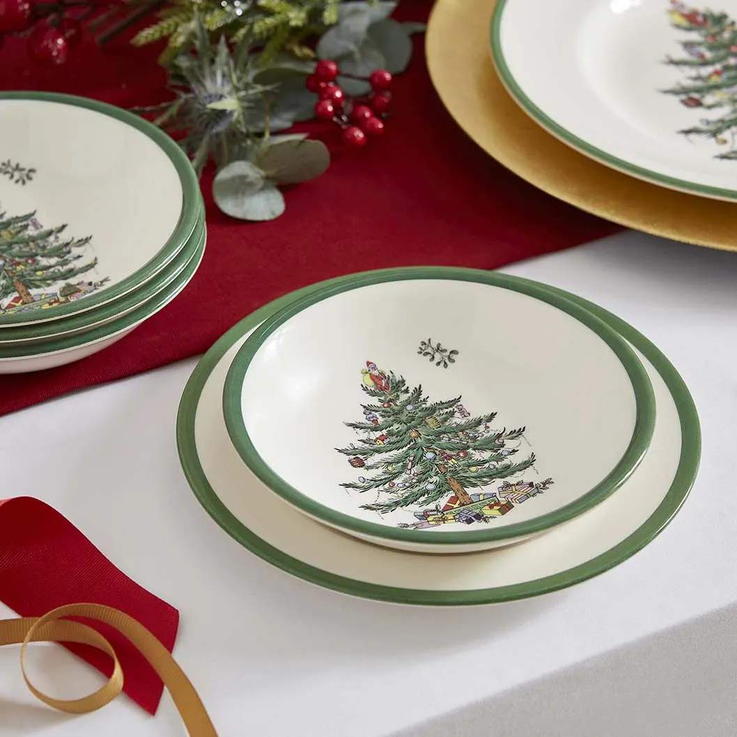 Spode Serveringsskåle Christmas Tree Skål i Rød/grøn/hvid, 2