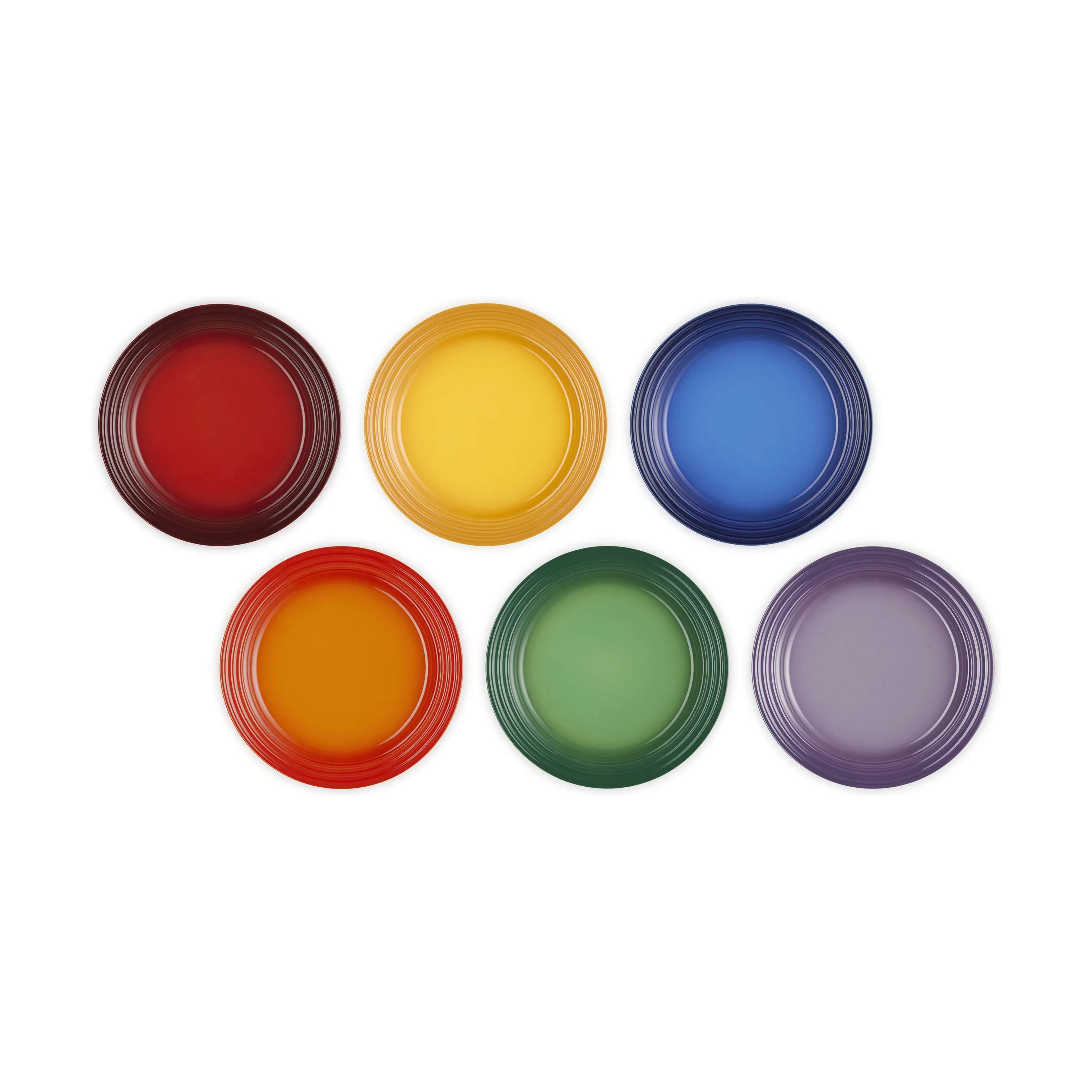 Le Creuset Frokosttallerkener Rainbow Frokosttallerken - 6 stk. i Rainbow, 1