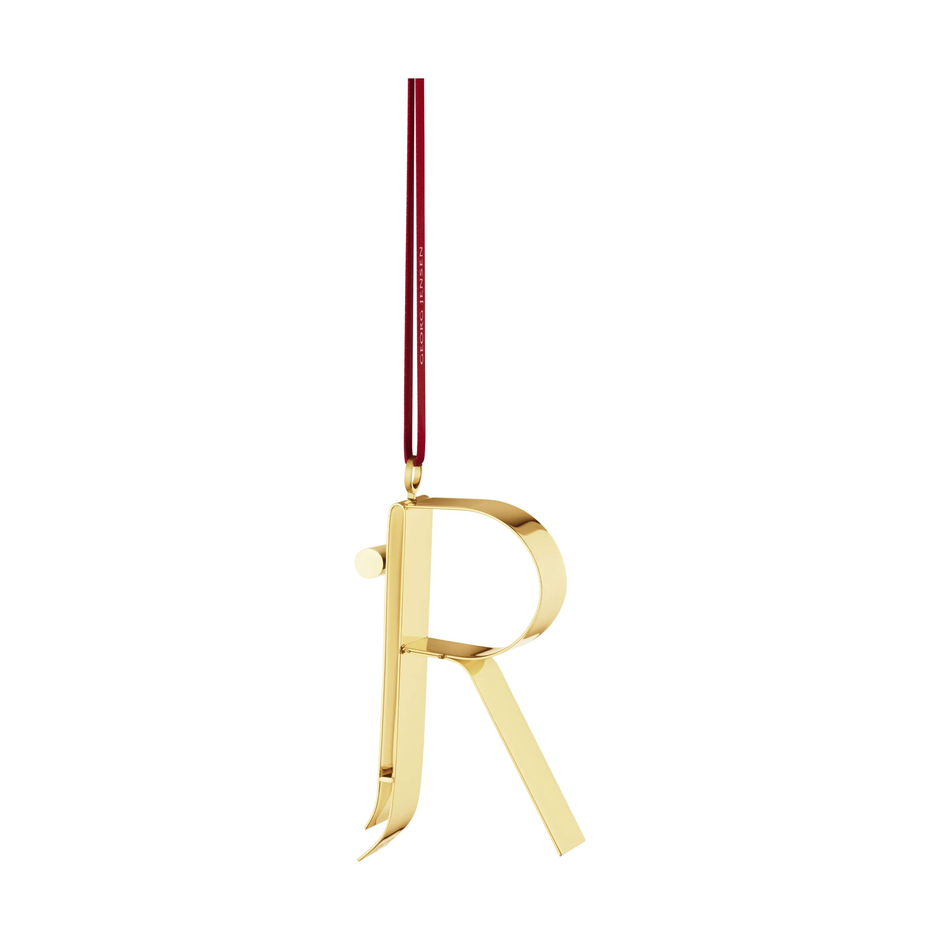 Georg Jensen Juleophæng Seasonal Christmas Collection Bogstavornament - R i R, 1