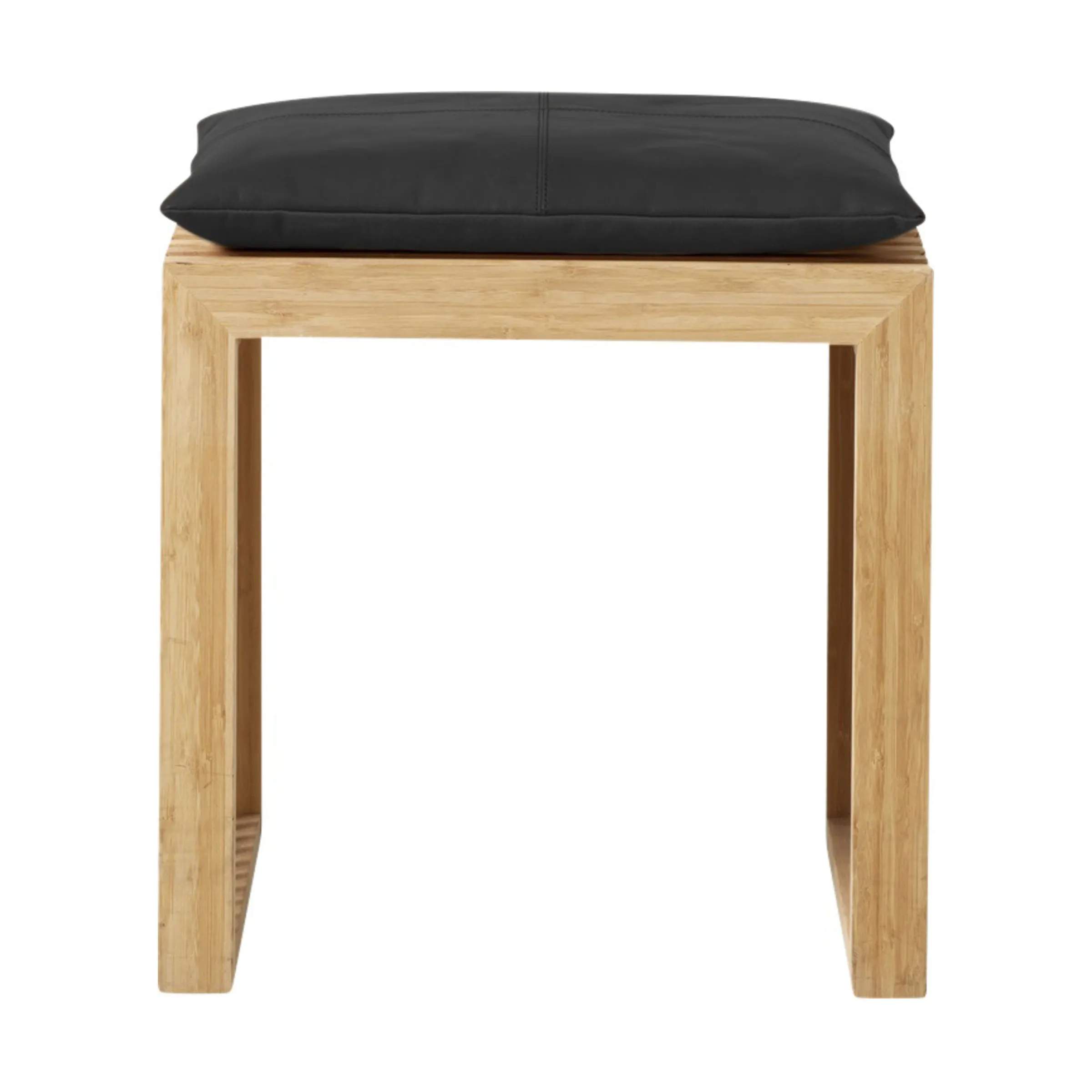 cinas Skamler Rib Skammel inkl. sort hynde i Bambus/sort, 3