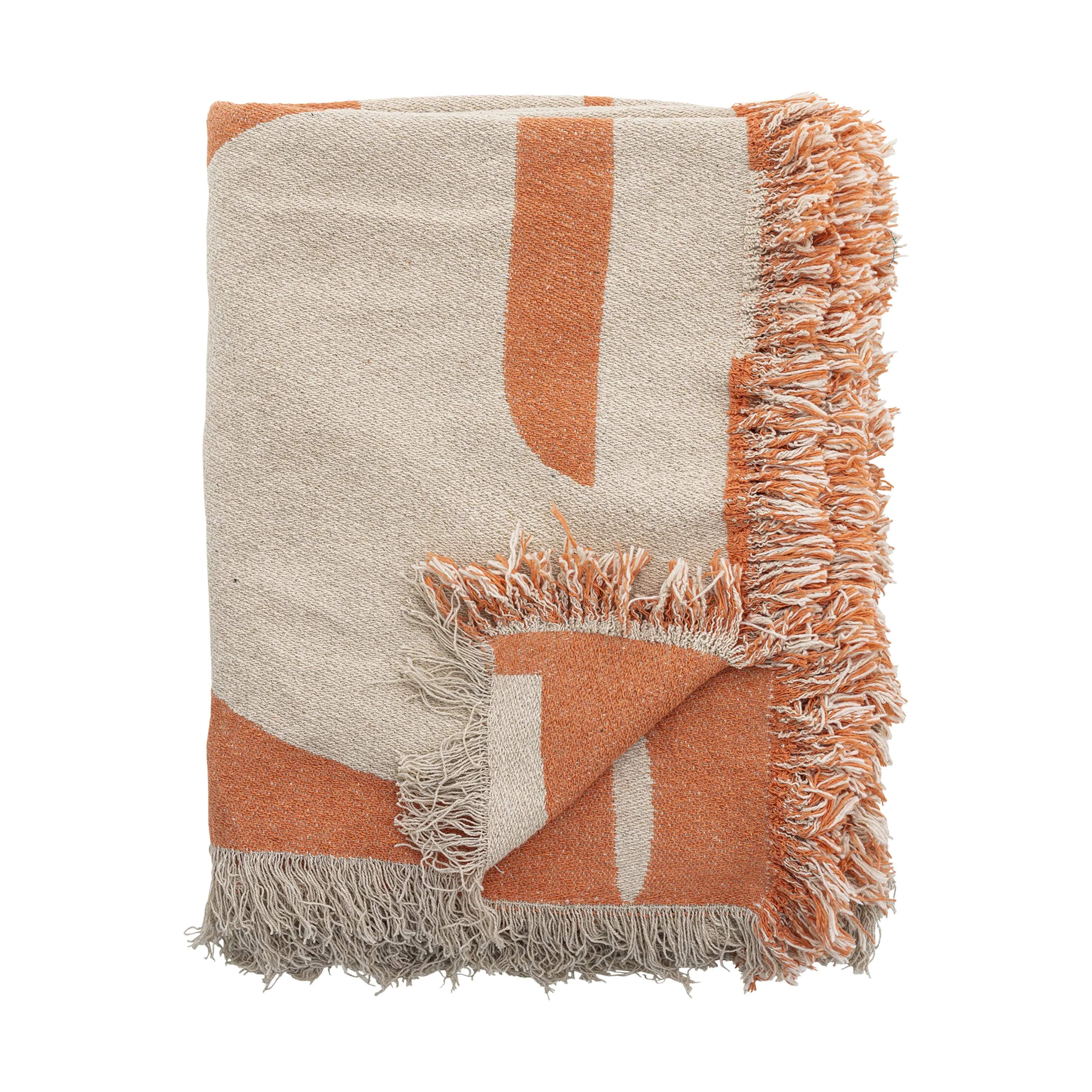 Caya Plaid, orange, large
