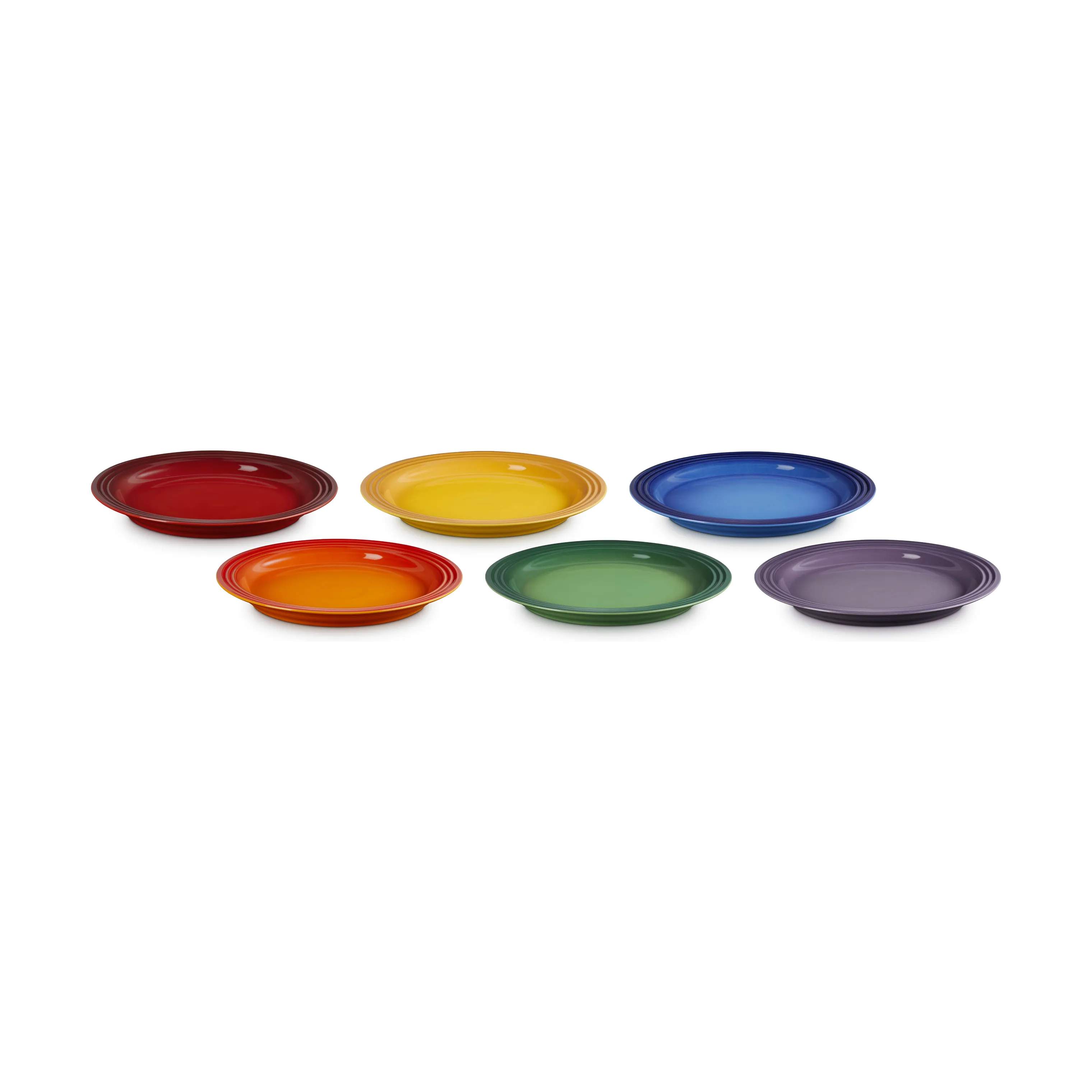 Le Creuset Middagstallerkener Rainbow Middagstallerken i Rainbow, 3