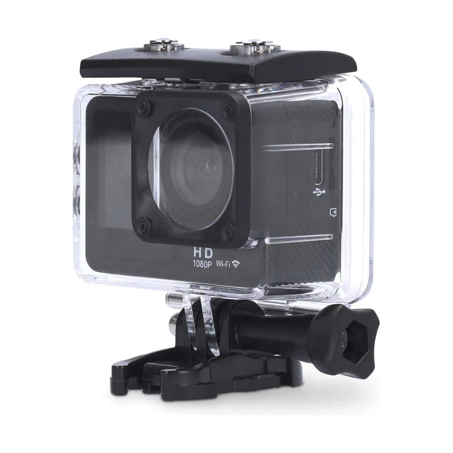 Nedis Øvrig udeleg Dual Screen Action Kamera i HD 1080, 2