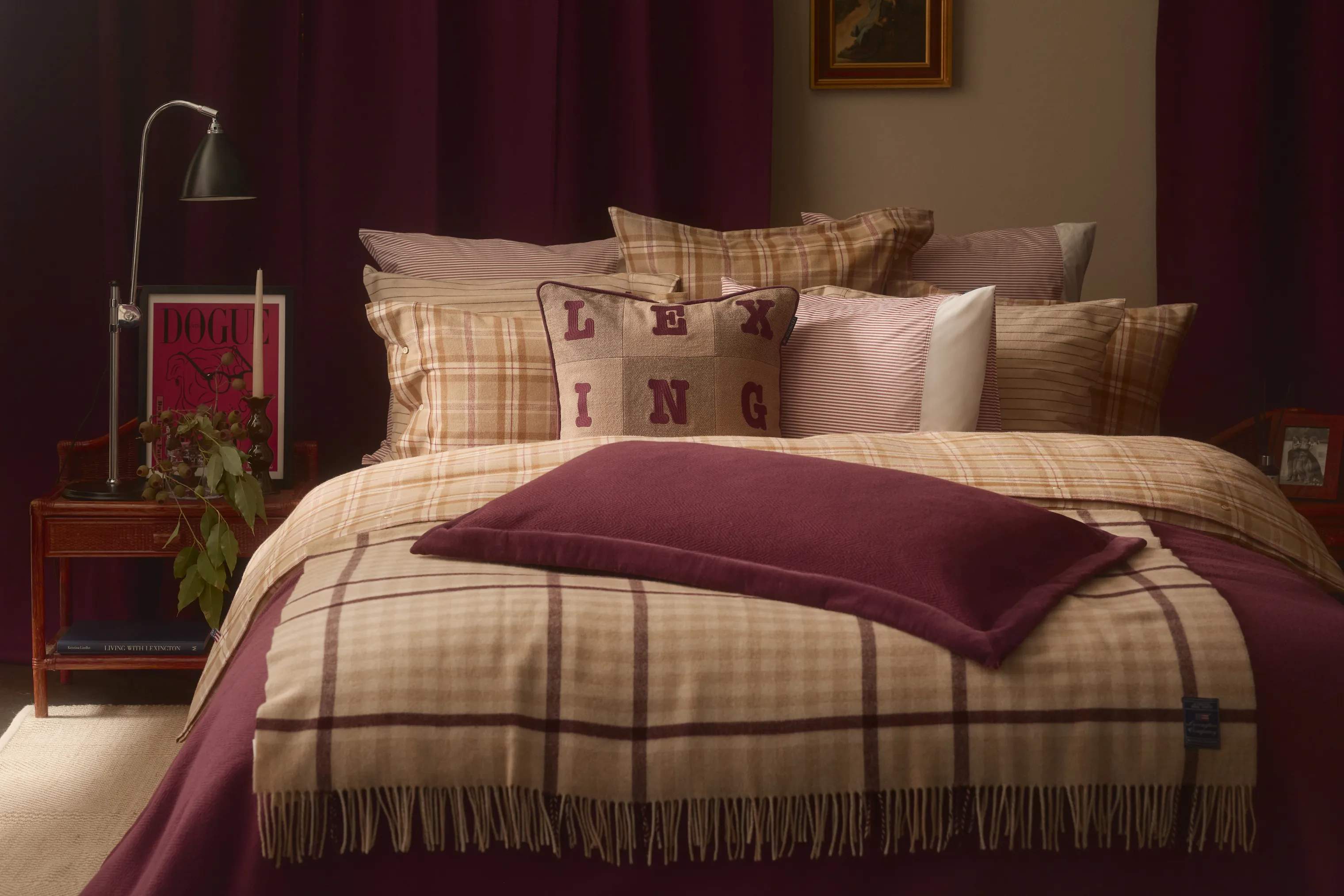Lexington Plaider Plaid i Beige, 2