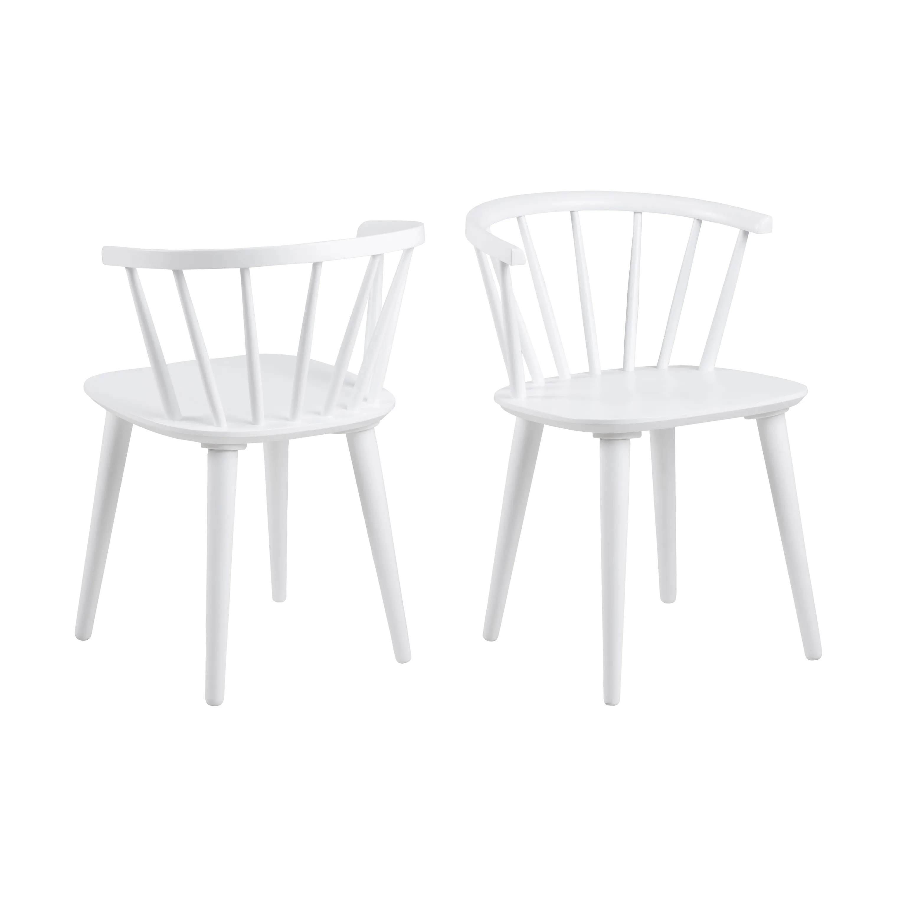 CASA Living Spisebordsstole Ida Spisebordsstol - 2 stk i Hvid, 4