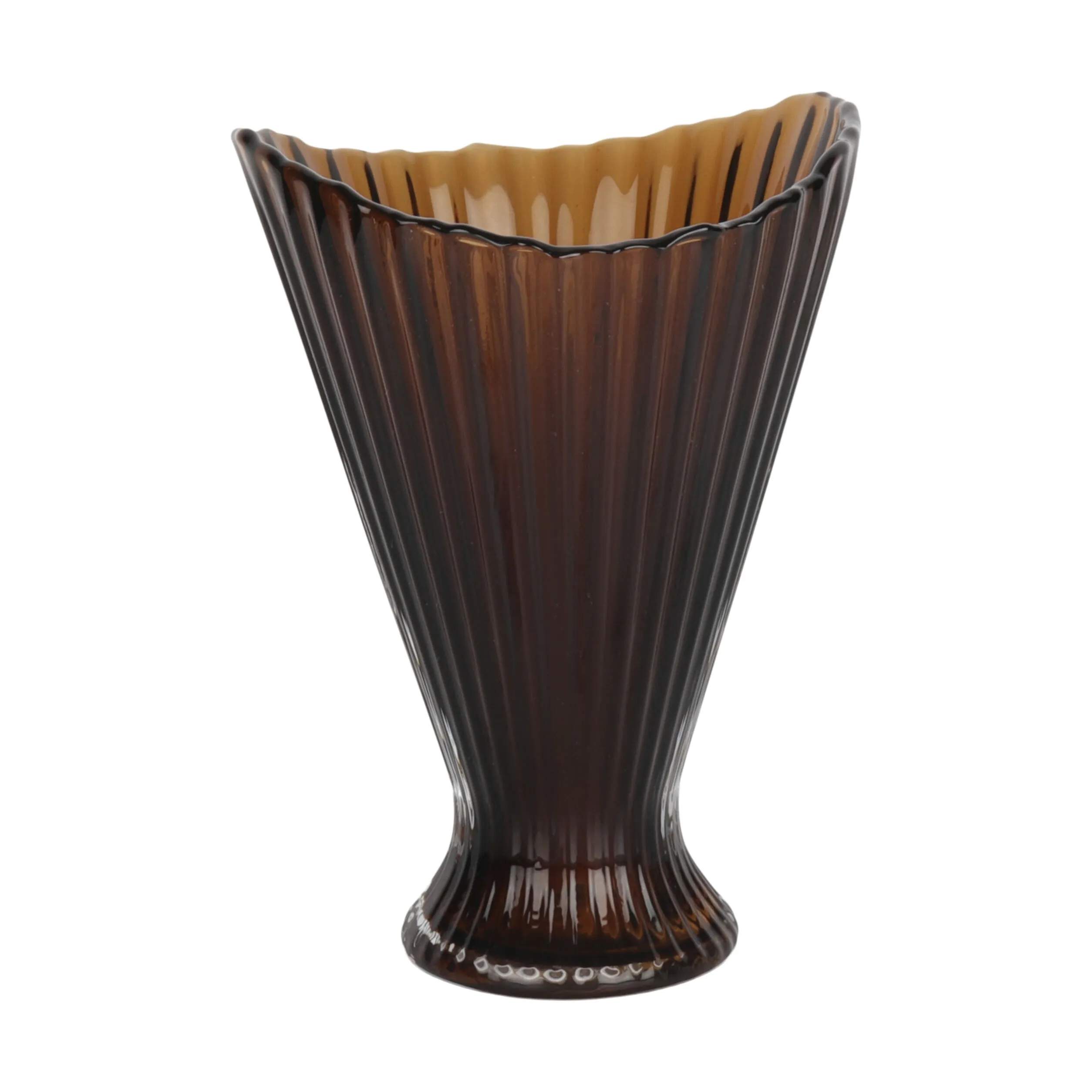 Vase, brun, large