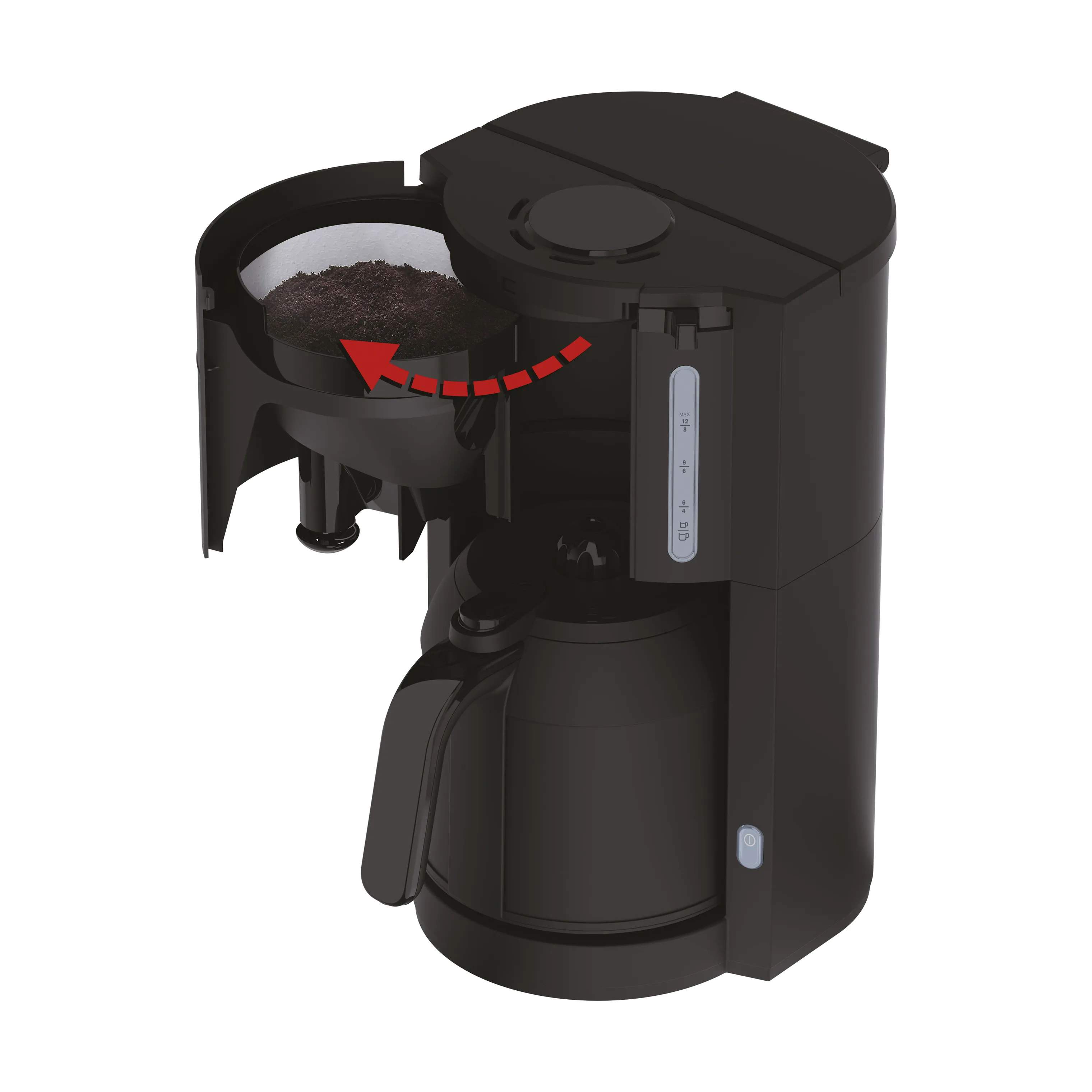 OBH Nordica Kaffemaskiner Pro Aroma Thermal Kaffemaskine i Sort, 7