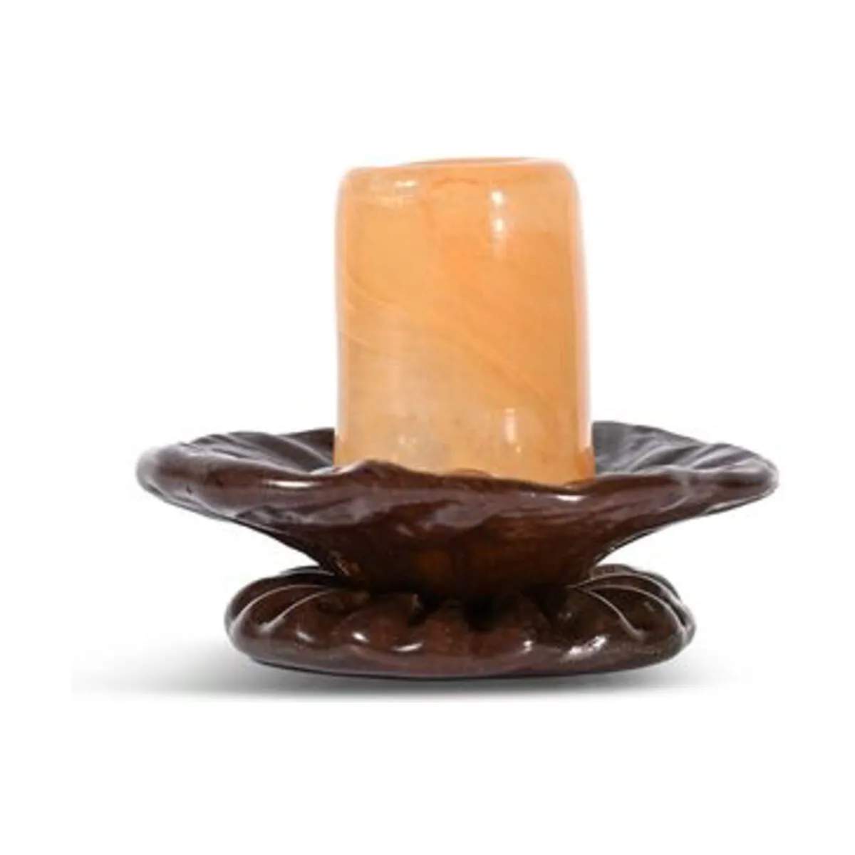 ByOn Kronelysestage Lara Lysestage i Orange/brown, 9 cm, 1