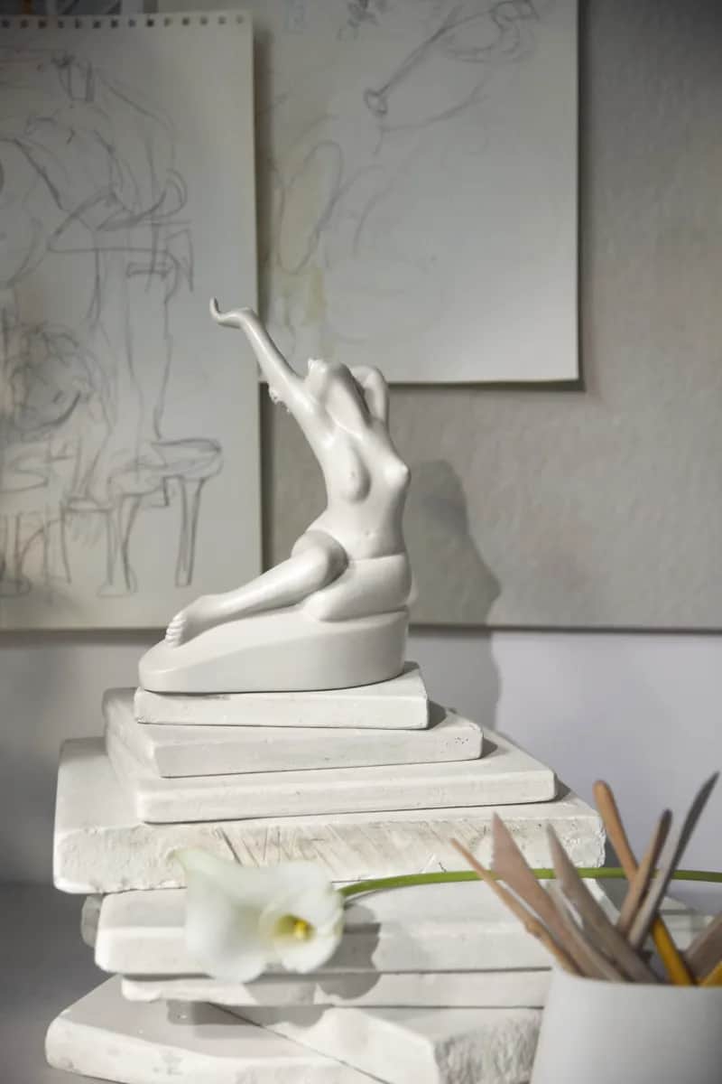 Kähler Øvrige figurer Moments of Being Heavenly Grounded Figur i Hvid, 2