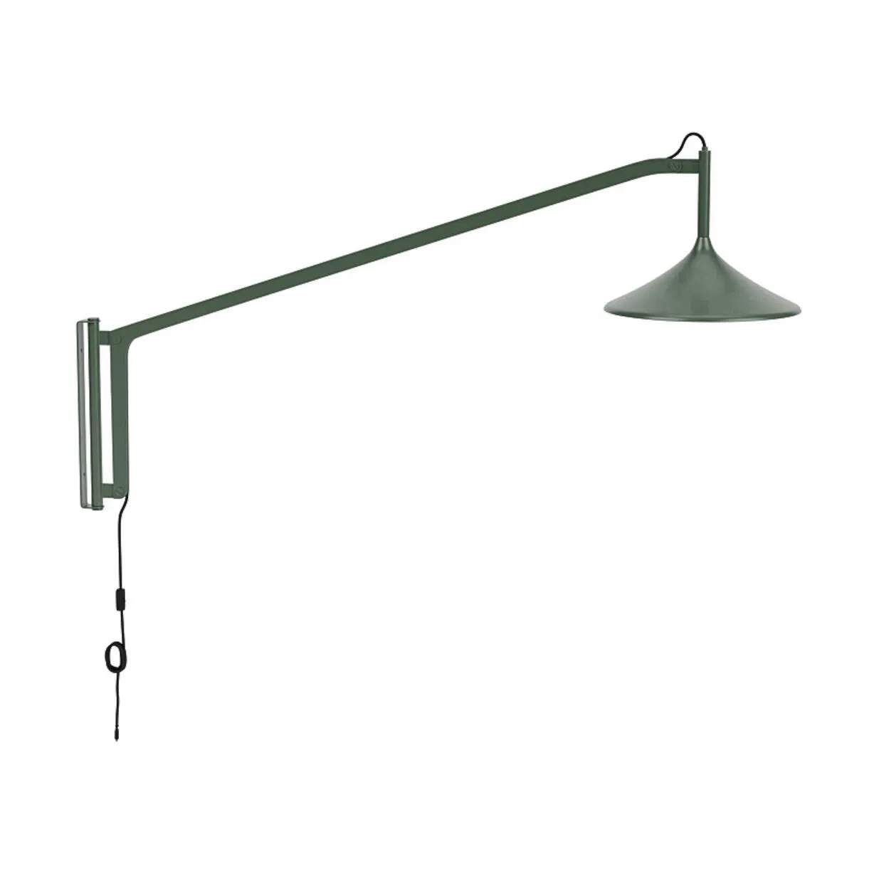 FDB Møbler Væglamper U17 Hasle Væglampe i Olive Green, 1