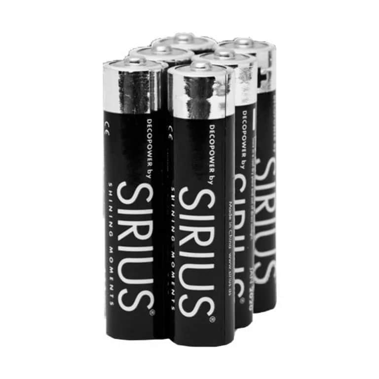Sirius Batterier Batterier AAA - 6 stk. i AAA, 1
