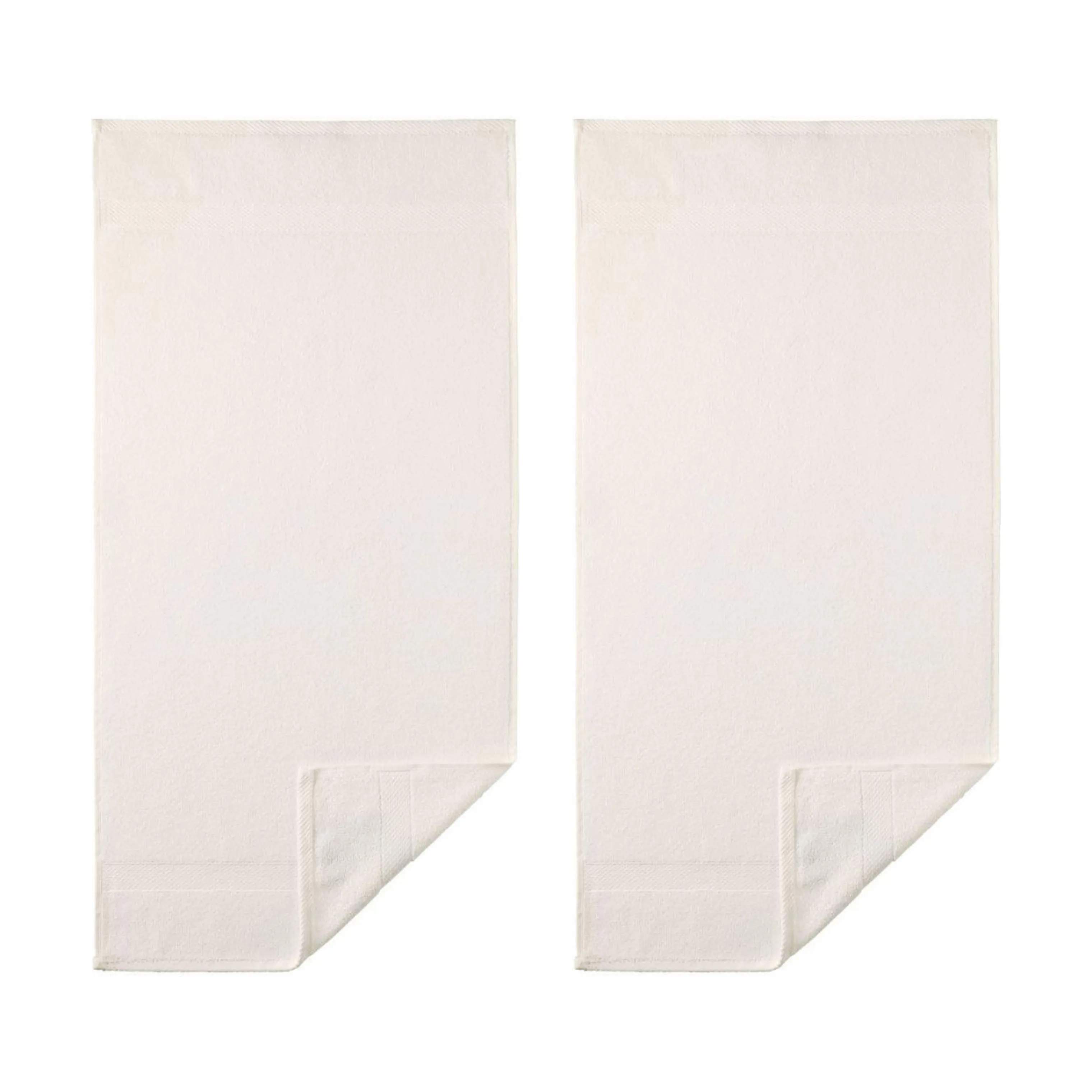 Egeria Håndklæder Diamant Håndklæde - 2 stk. i White, 2