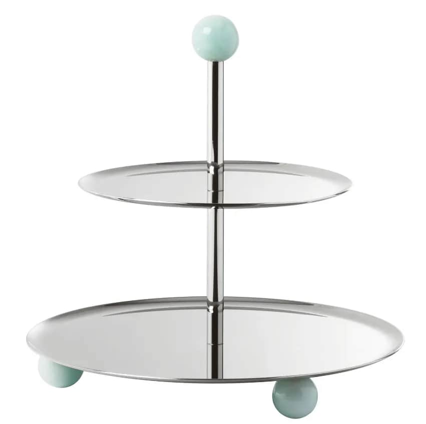 Sambonet Etagere Penelope Kageopsats i Aquamarine, 1