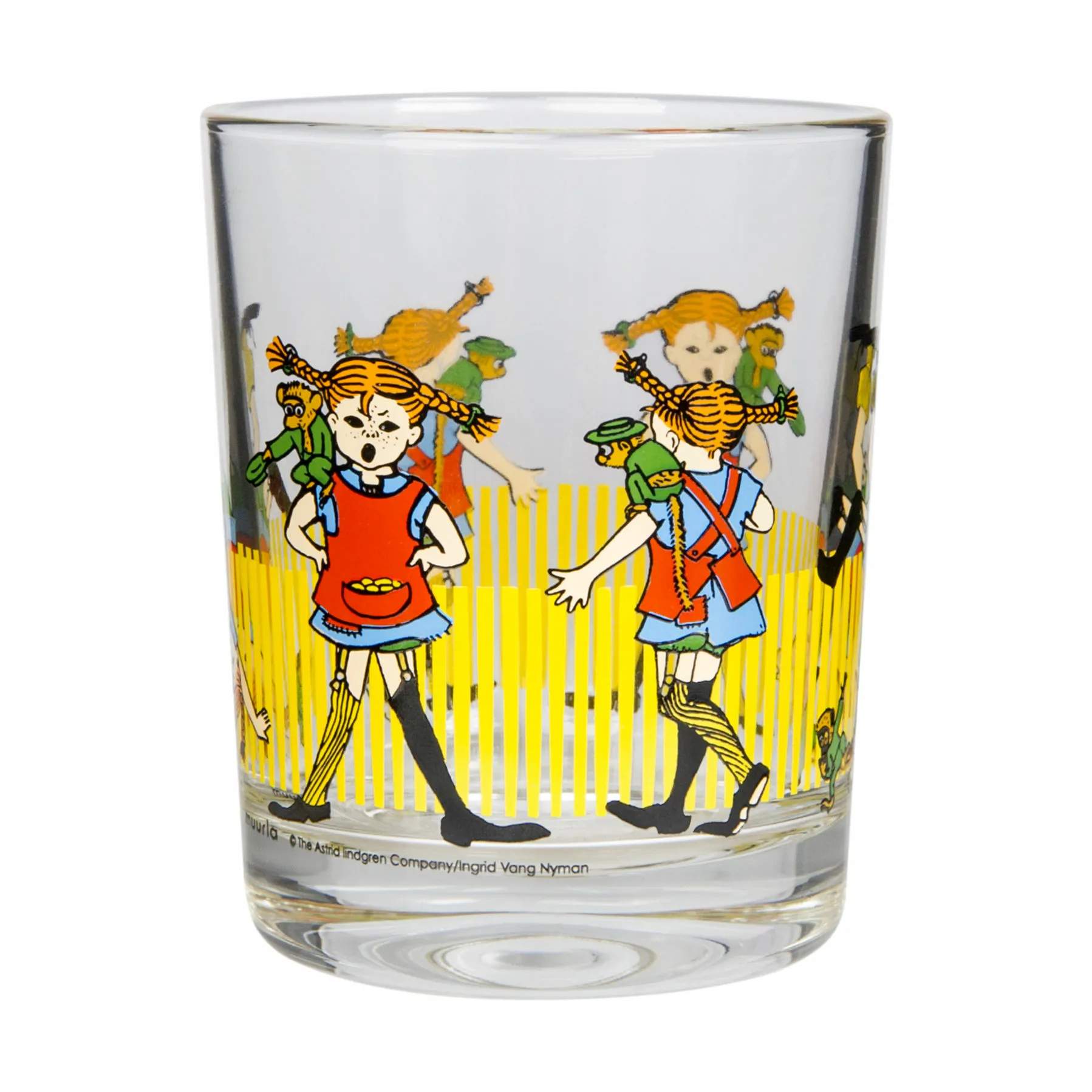 Muurla Vandglas Pippi Glas - Pippi Langstrømpe i Pippi Langstrømpe, 20 cl, 1