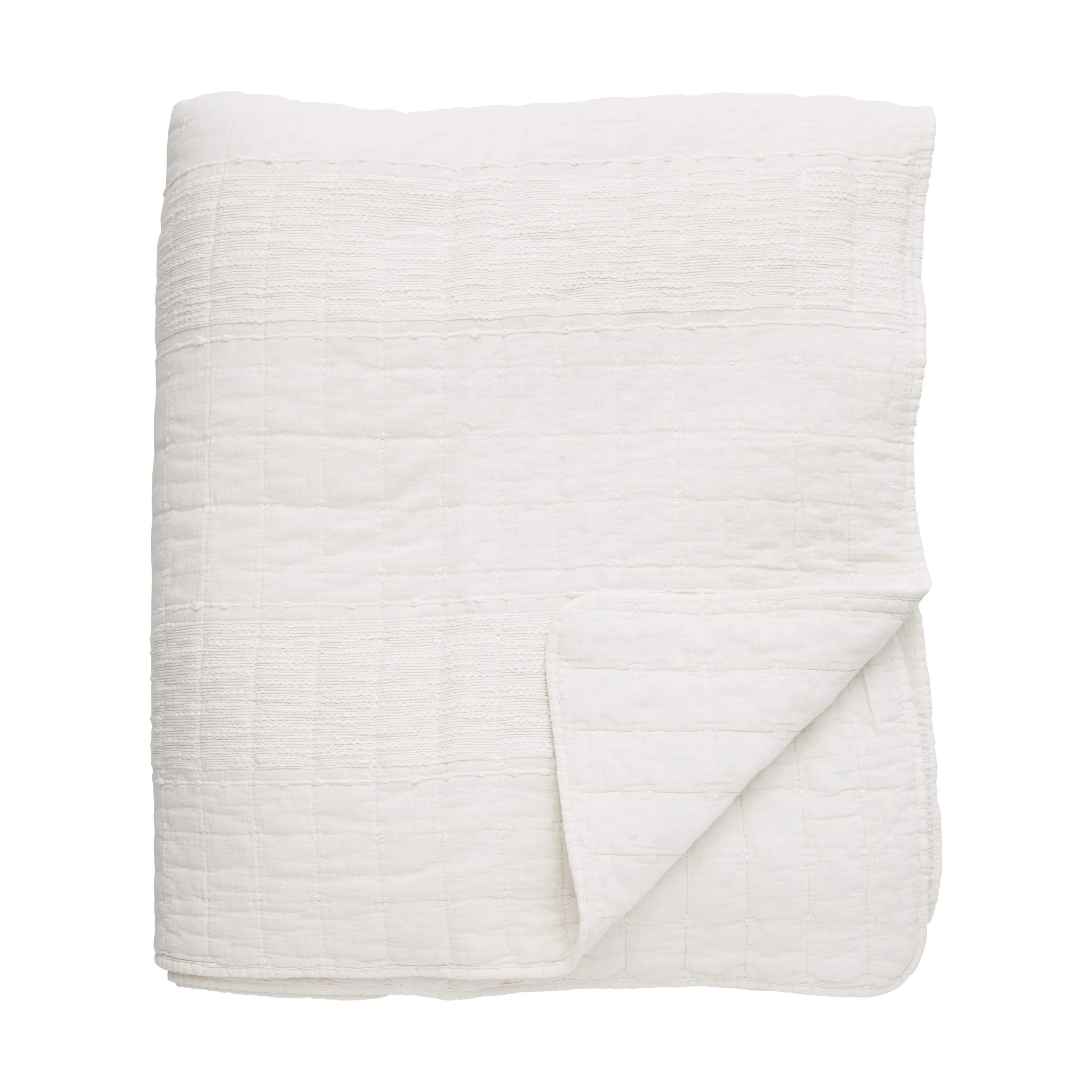 Lene Bjerre Sengetæpper Isadora Sengetæppe i råhvid, 1