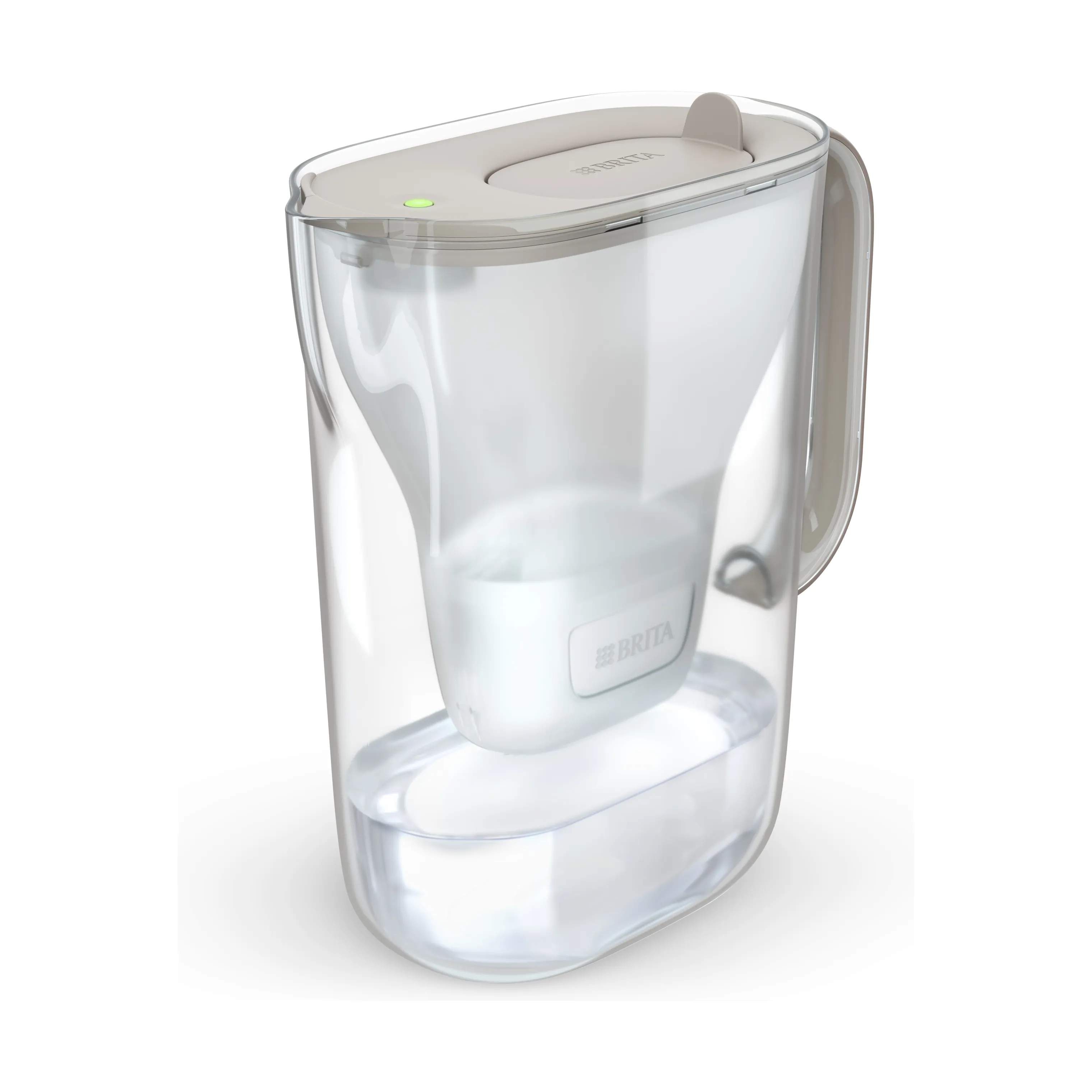Brita Serveringskander Essential Vandfilterkande i Beige, 2