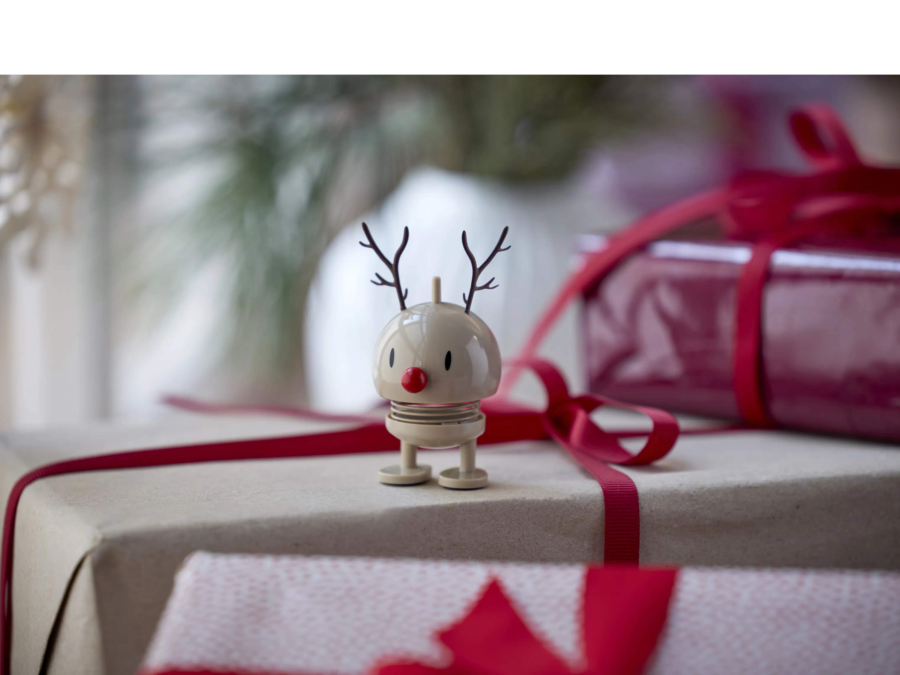 Hoptimist Julefigurer Bumble - Rensdyr i latte, 2