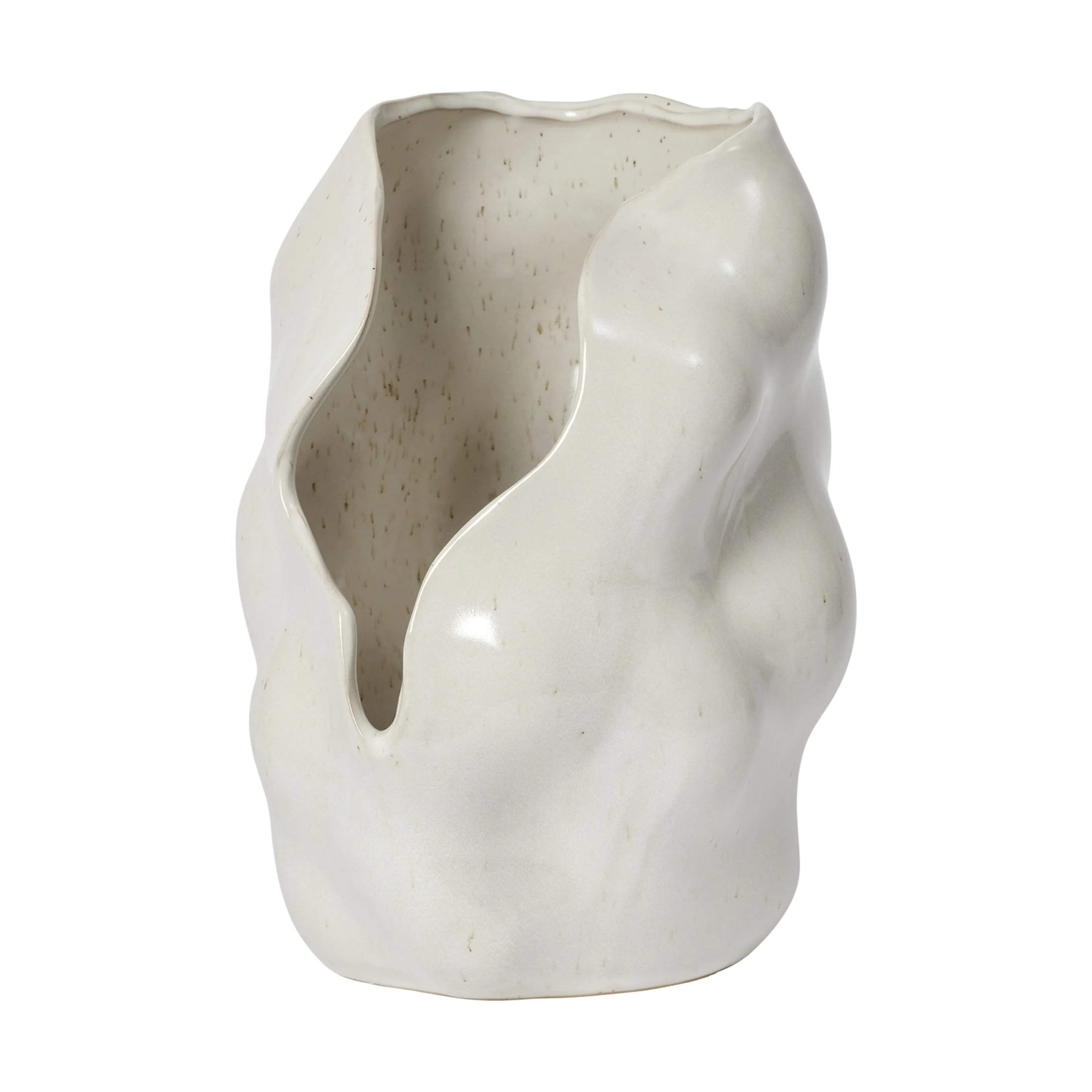Broste Copenhagen Lanterner Hekla Lanterne i White Cream, 24 cm, 3