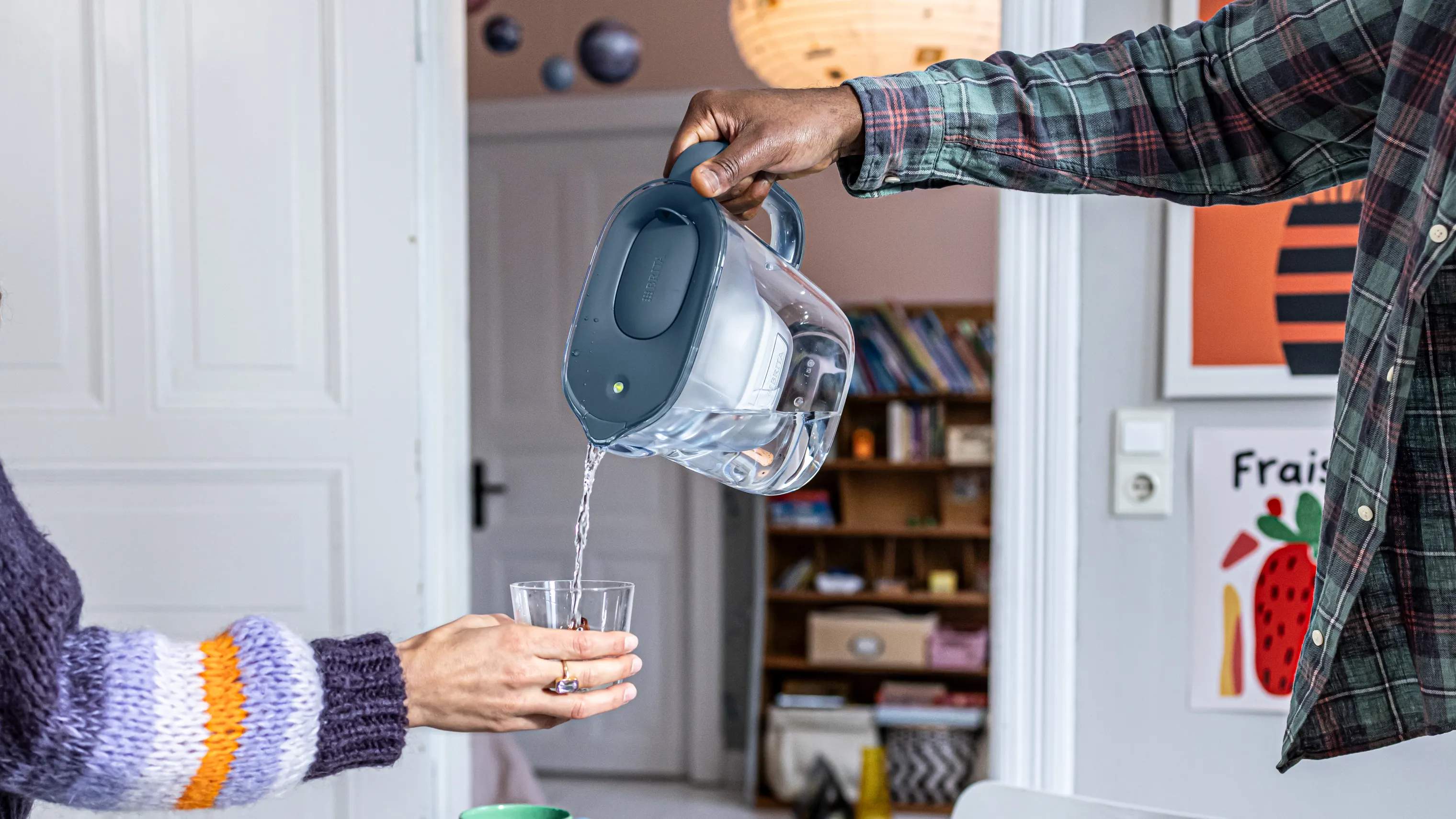 Brita Serveringskander Essential Vandfilterkande i Hvid, 3