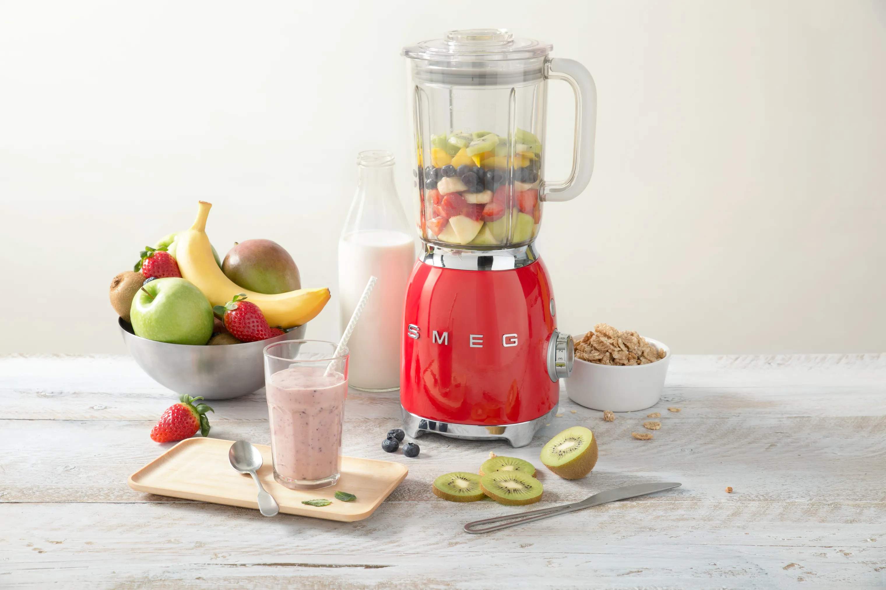 Smeg Blendere 50's Style Blender BLF01RDEU i Rød, 2